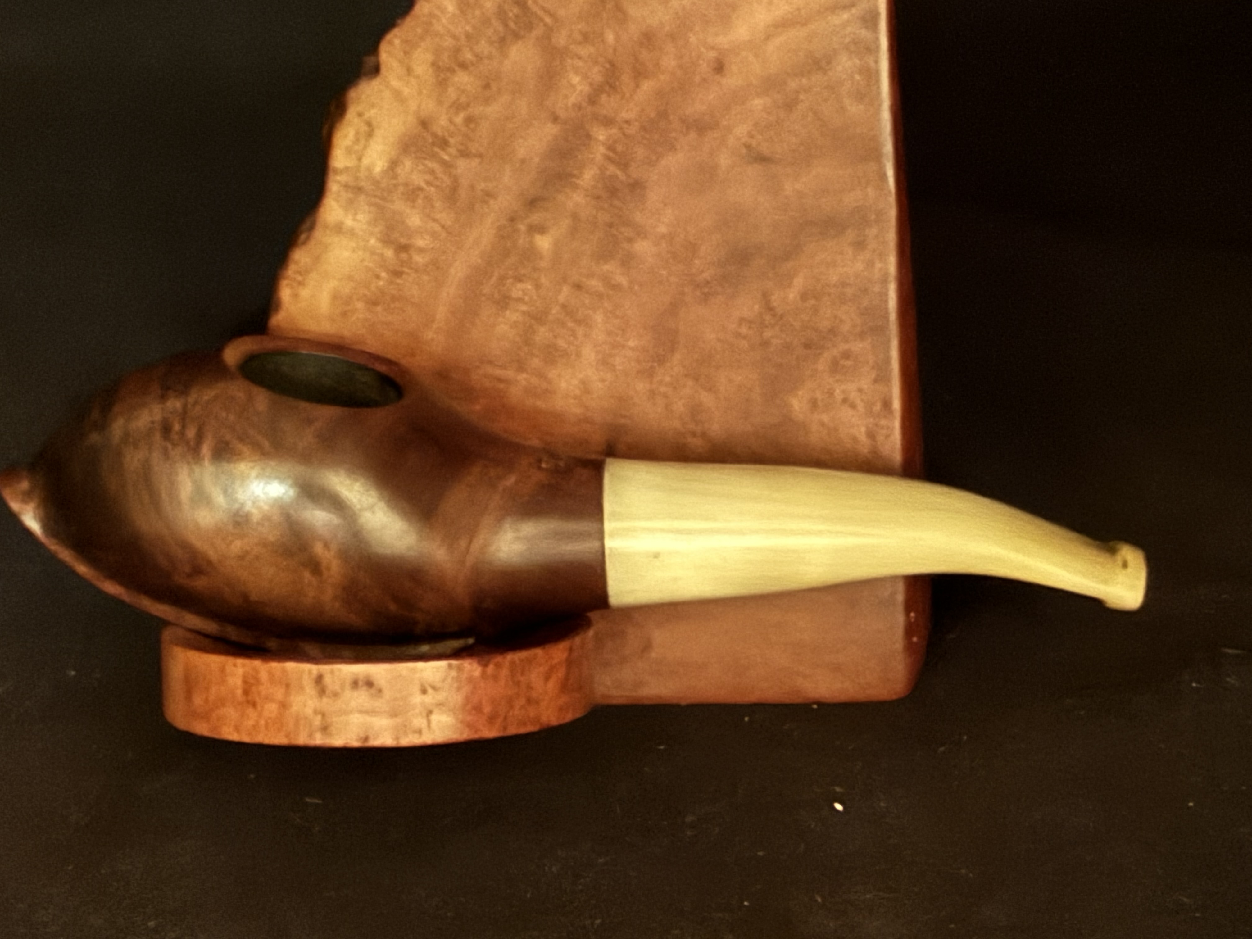Bruyere Garantie Miniature Torpedo Smooth Briar Pipe, Bakelite Stem, Fishtail Bit, Unsmoked Estate Pipe 4