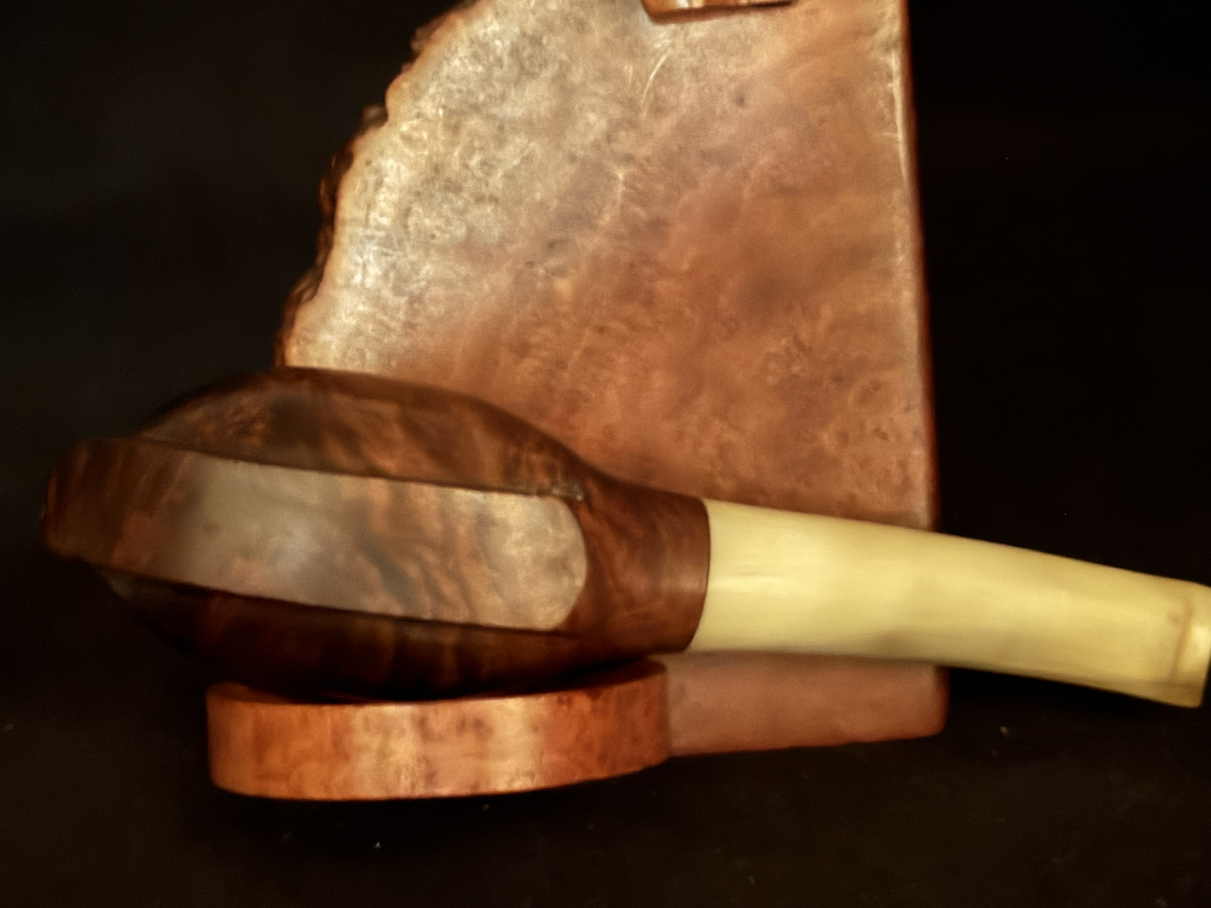 Bruyere Garantie Miniature Torpedo Smooth Briar Pipe, Bakelite Stem, Fishtail Bit, Unsmoked Estate Pipe 8