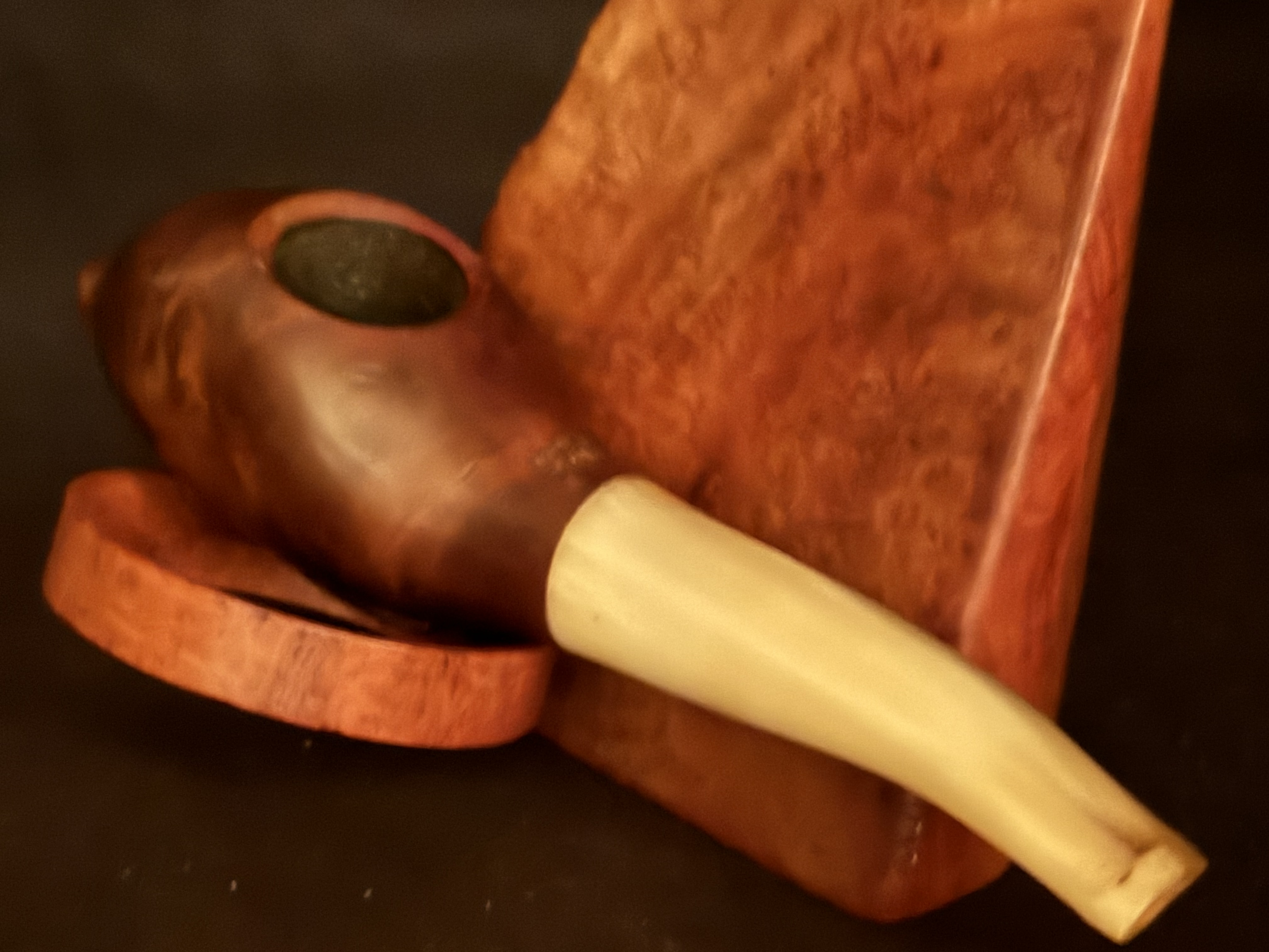 Bruyere Garantie Miniature Torpedo Smooth Briar Pipe, Bakelite Stem, Fishtail Bit, Unsmoked Estate Pipe 11