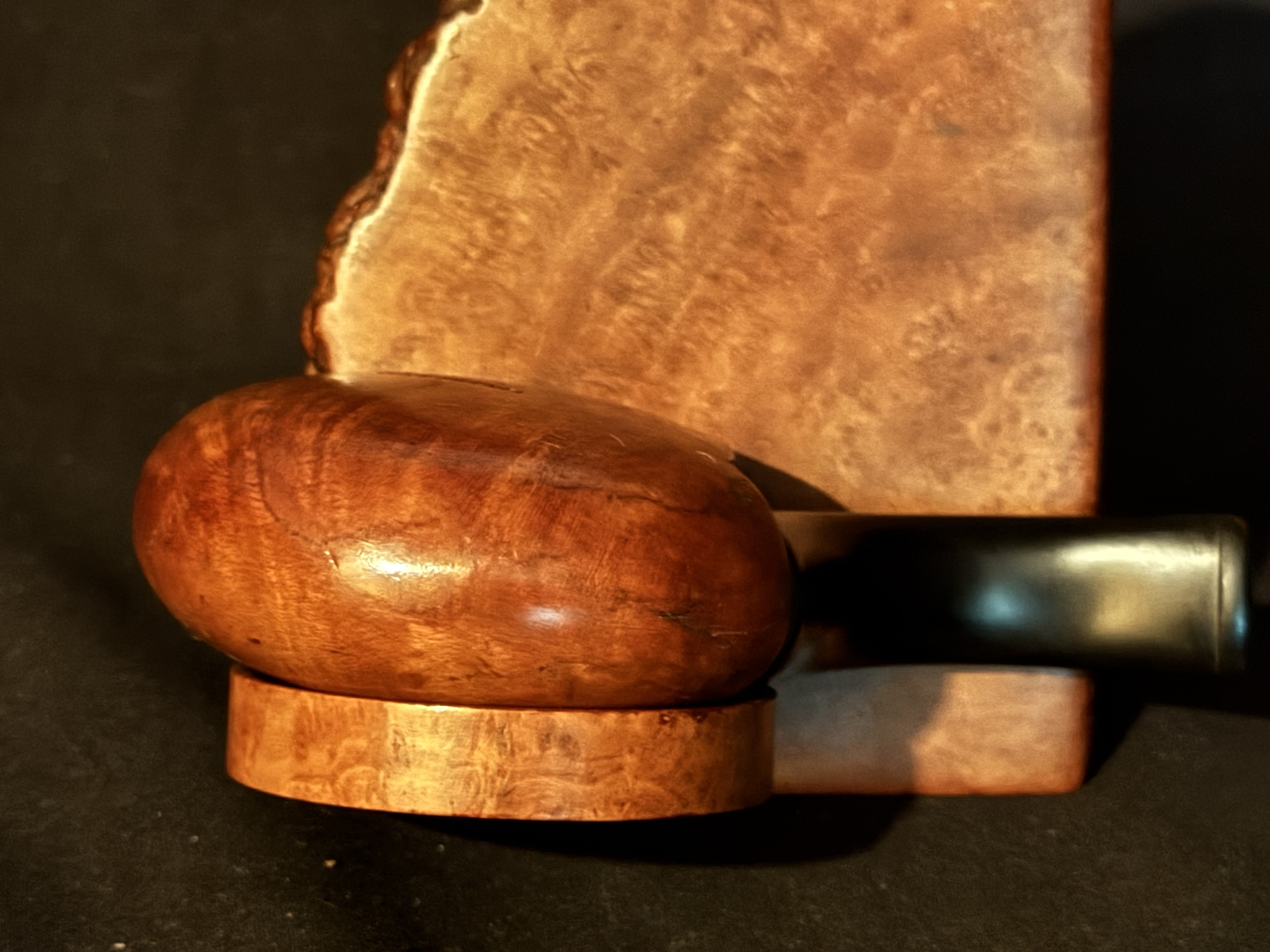 Folding Vest Pocket Pipe - Smooth Briar - Stamped Vest Pocket on One Side, Briar on Other - Mid-20th C. Estate Pipe 5