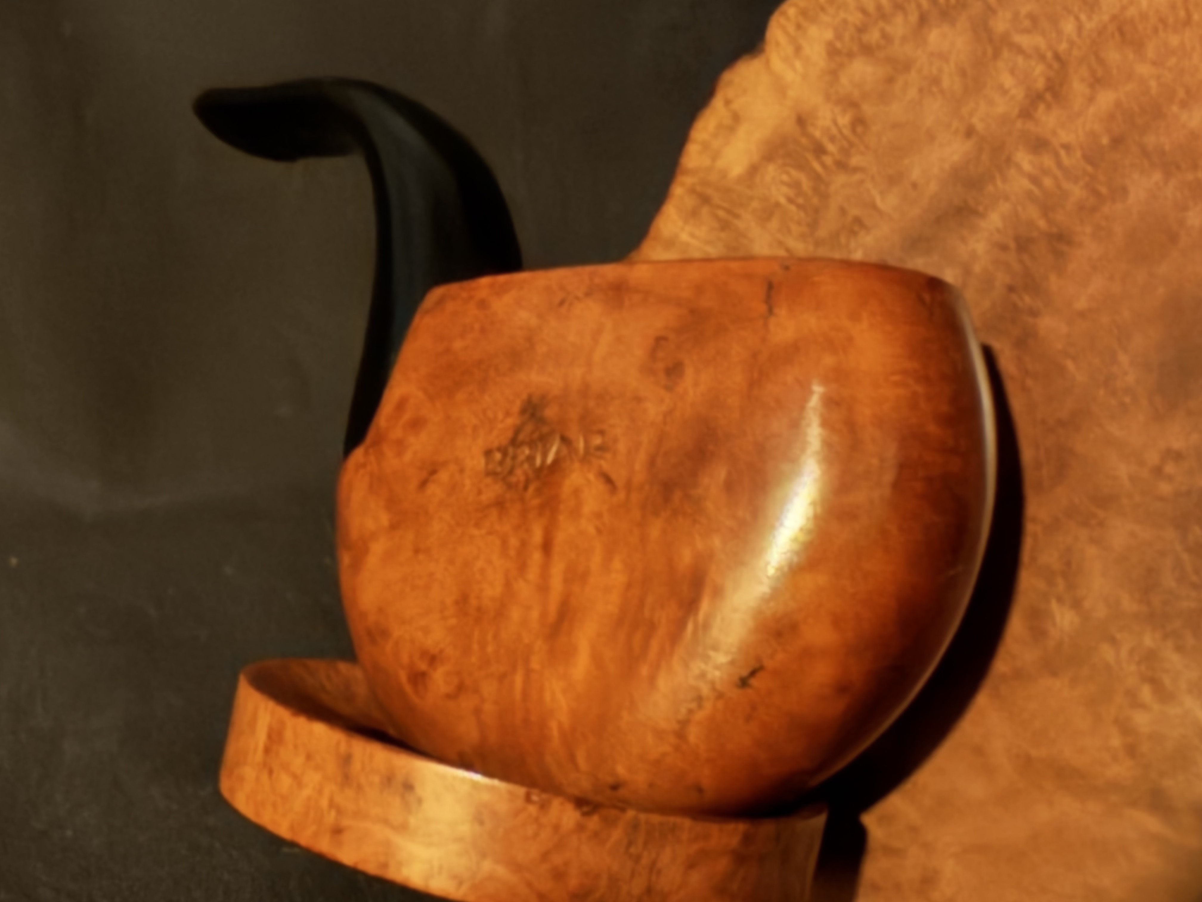 Folding Vest Pocket Pipe - Smooth Briar - Stamped Vest Pocket on One Side, Briar on Other - Mid-20th C. Estate Pipe 6
