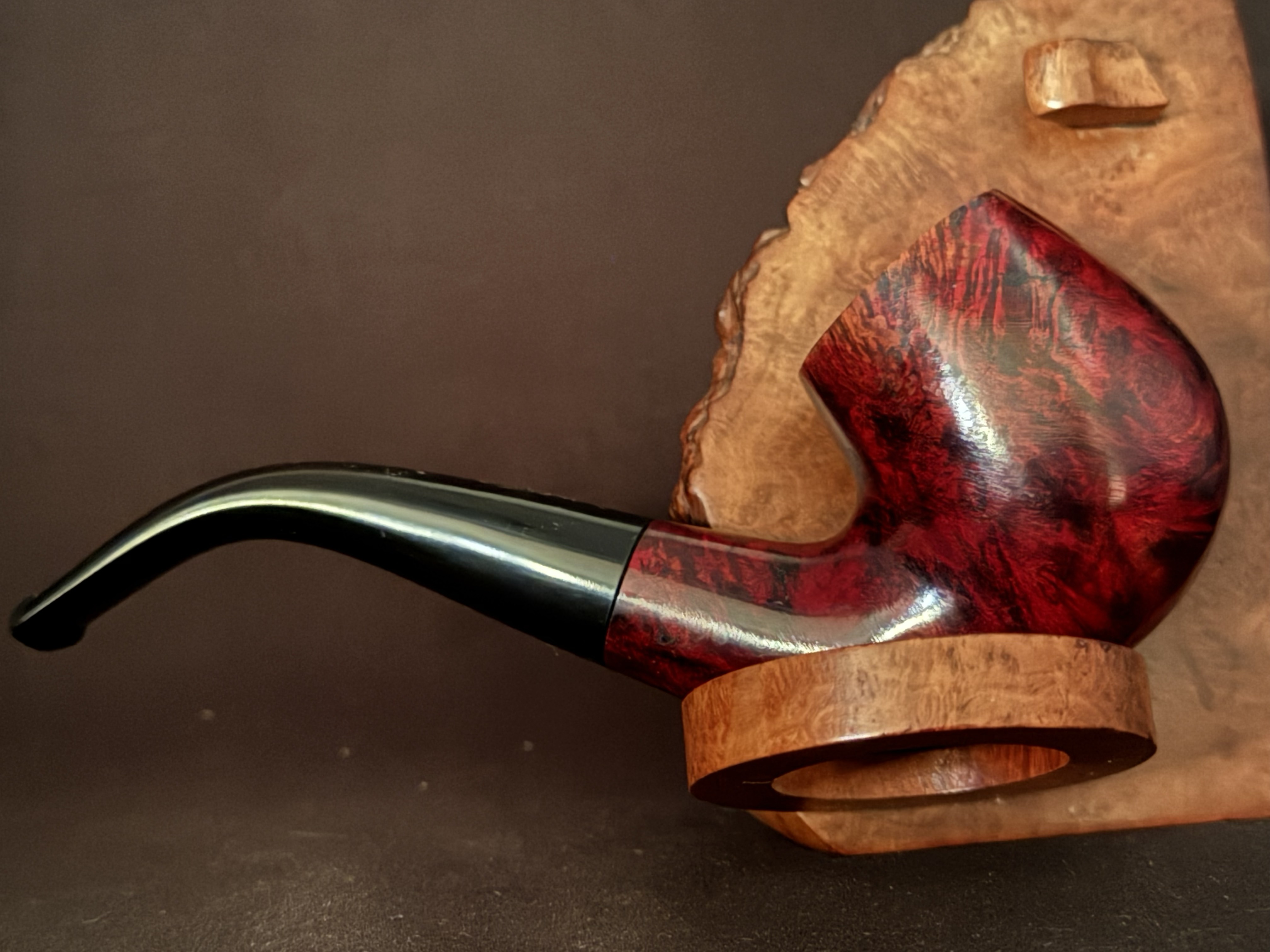 Kjeld Sorensen Unsmoked Smooth Bent Brandy Sitter Pipe - 9mm 4