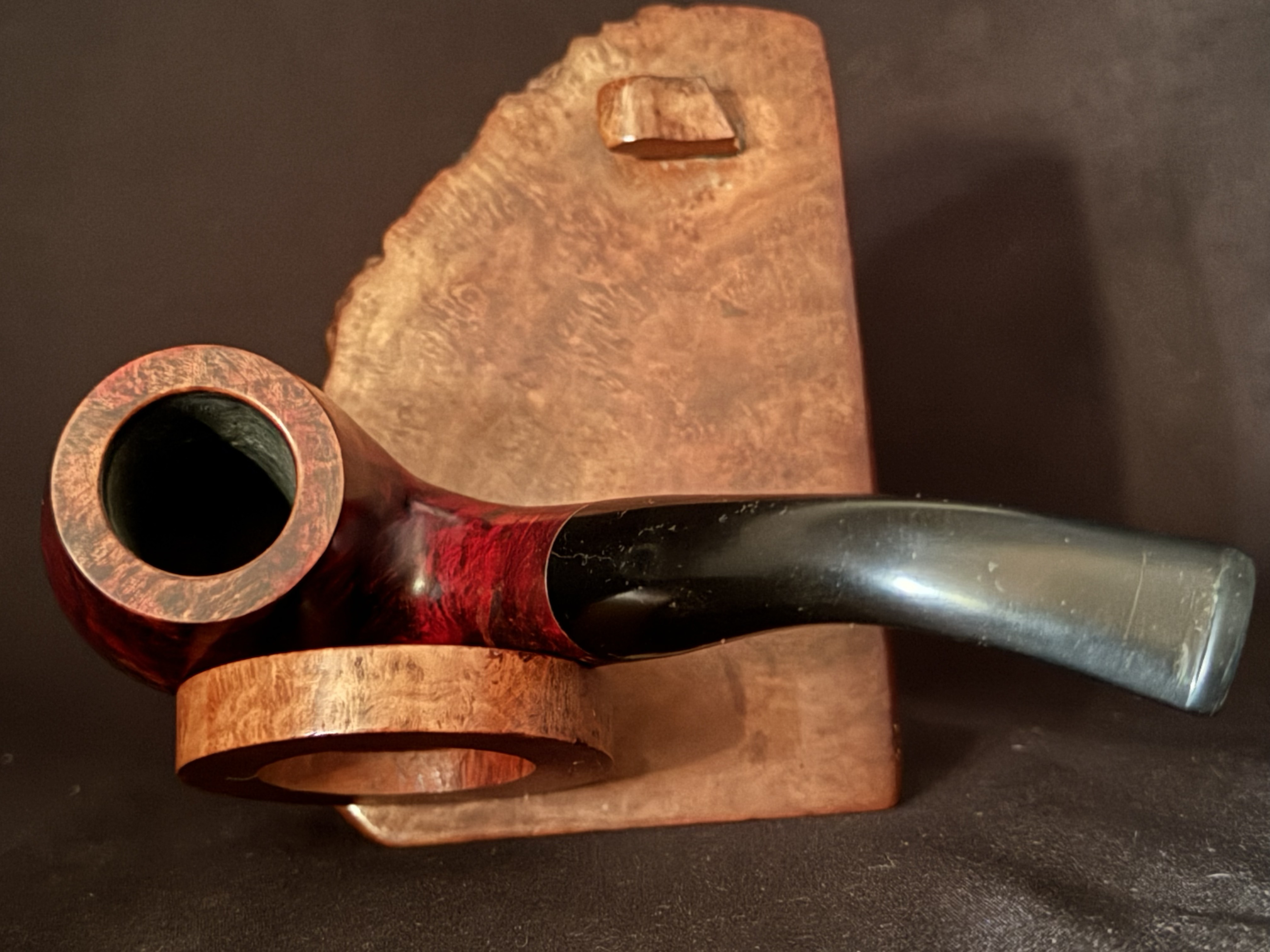 Kjeld Sorensen Unsmoked Smooth Bent Brandy Sitter Pipe - 9mm 5