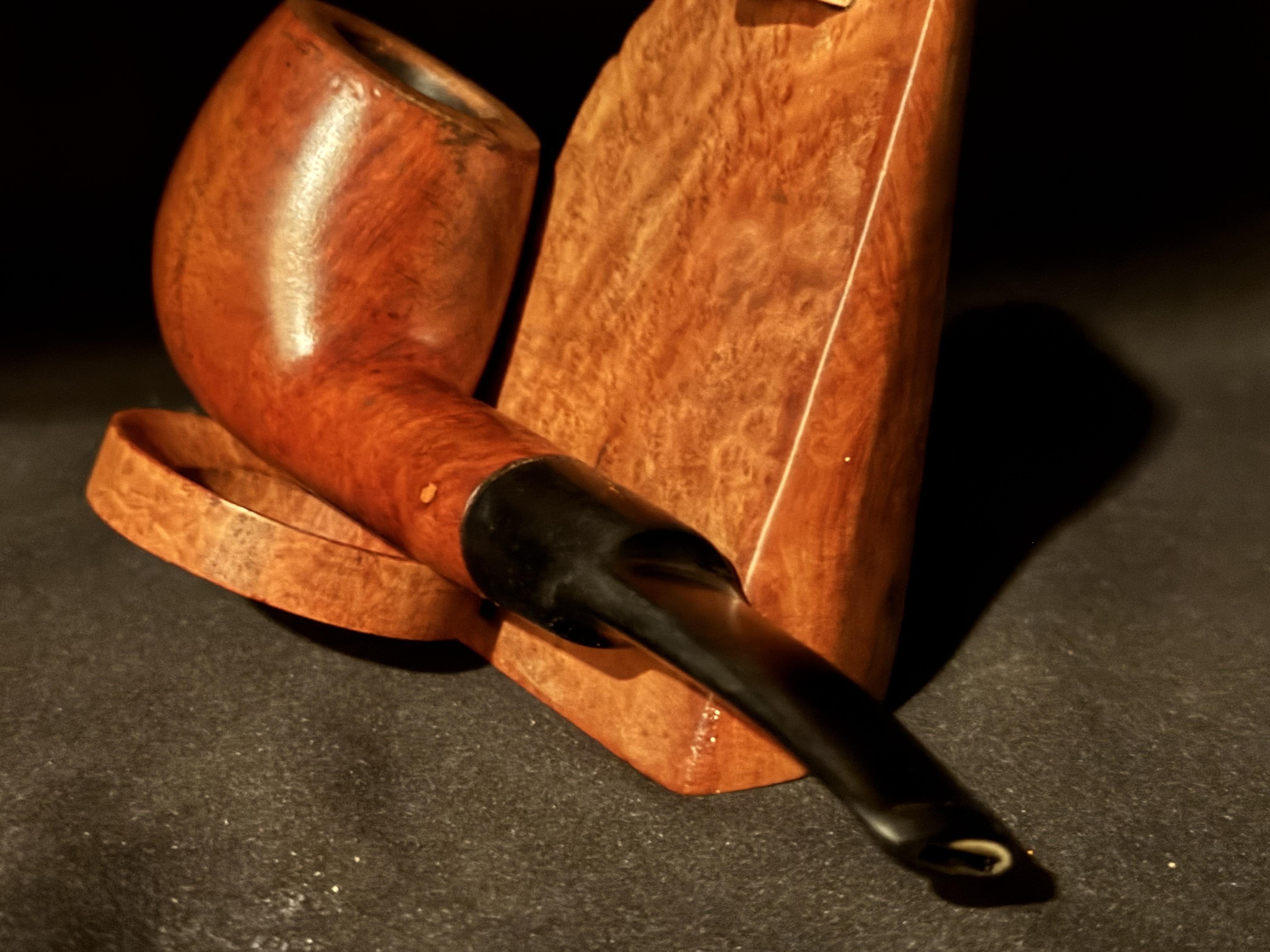 Spitfire by Lorenzo Castelmonte Smooth Straight Billiard Oval Shank Estate Pipe 9mm Filter 7