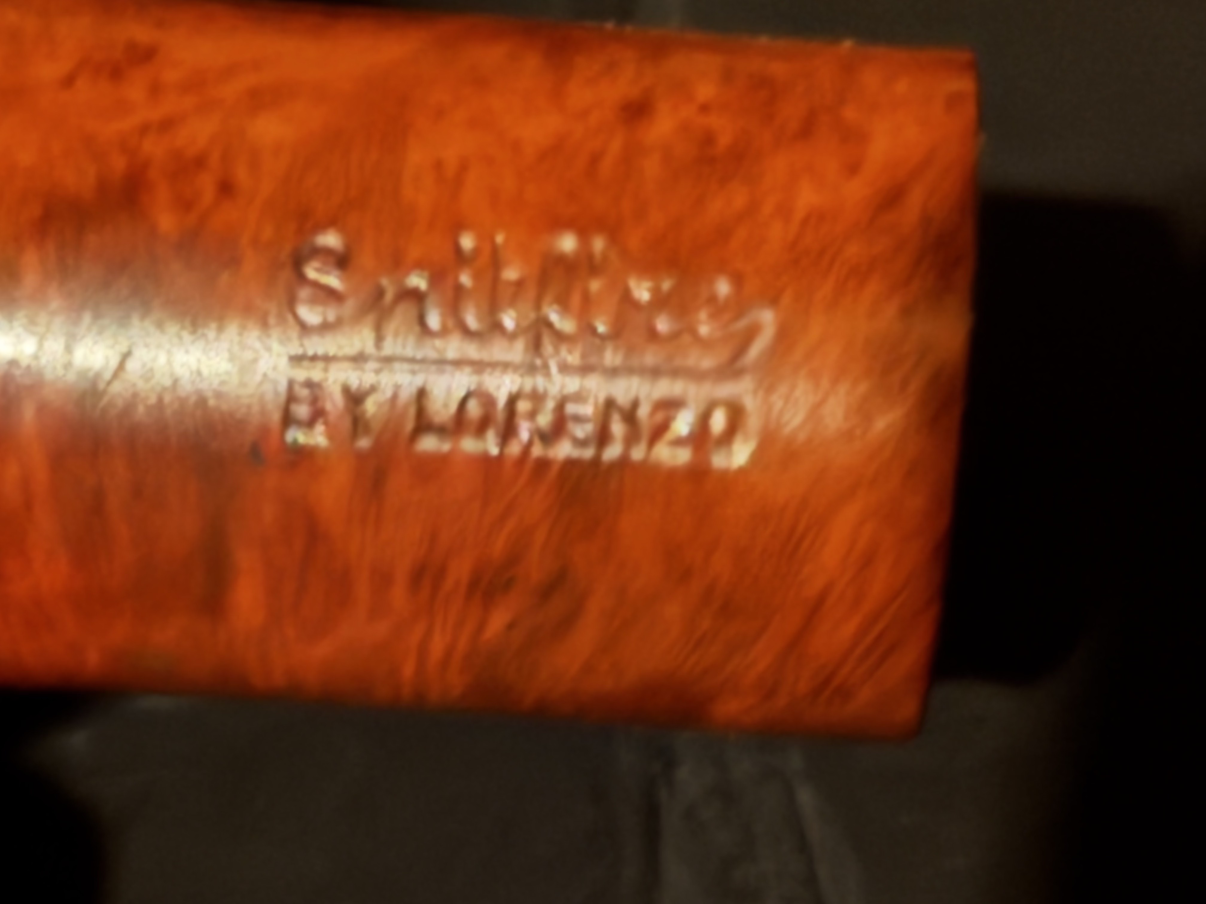 Spitfire by Lorenzo Castelmonte Smooth Straight Billiard Oval Shank Estate Pipe 9mm Filter 10