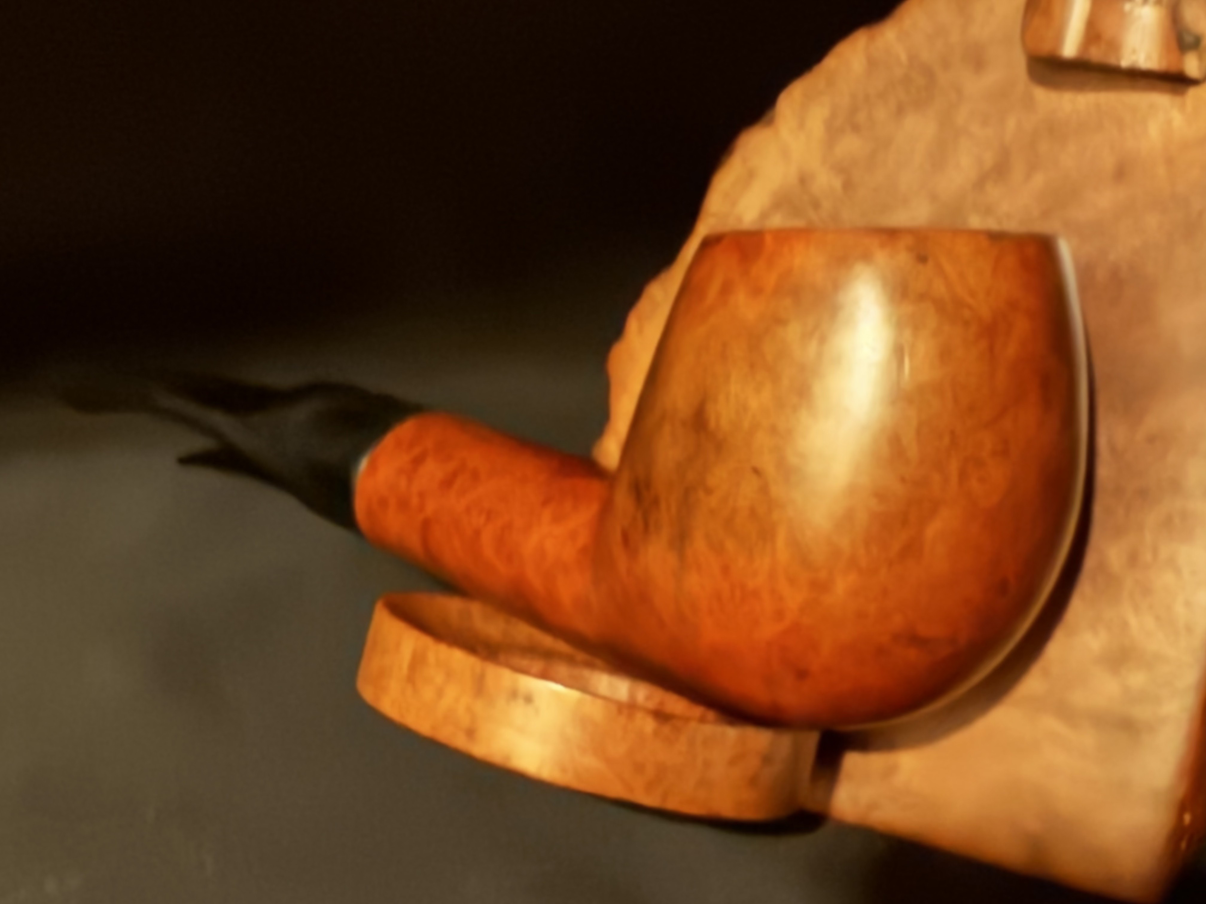 Spitfire by Lorenzo Castelmonte Smooth Straight Billiard Oval Shank Estate Pipe 9mm Filter 8