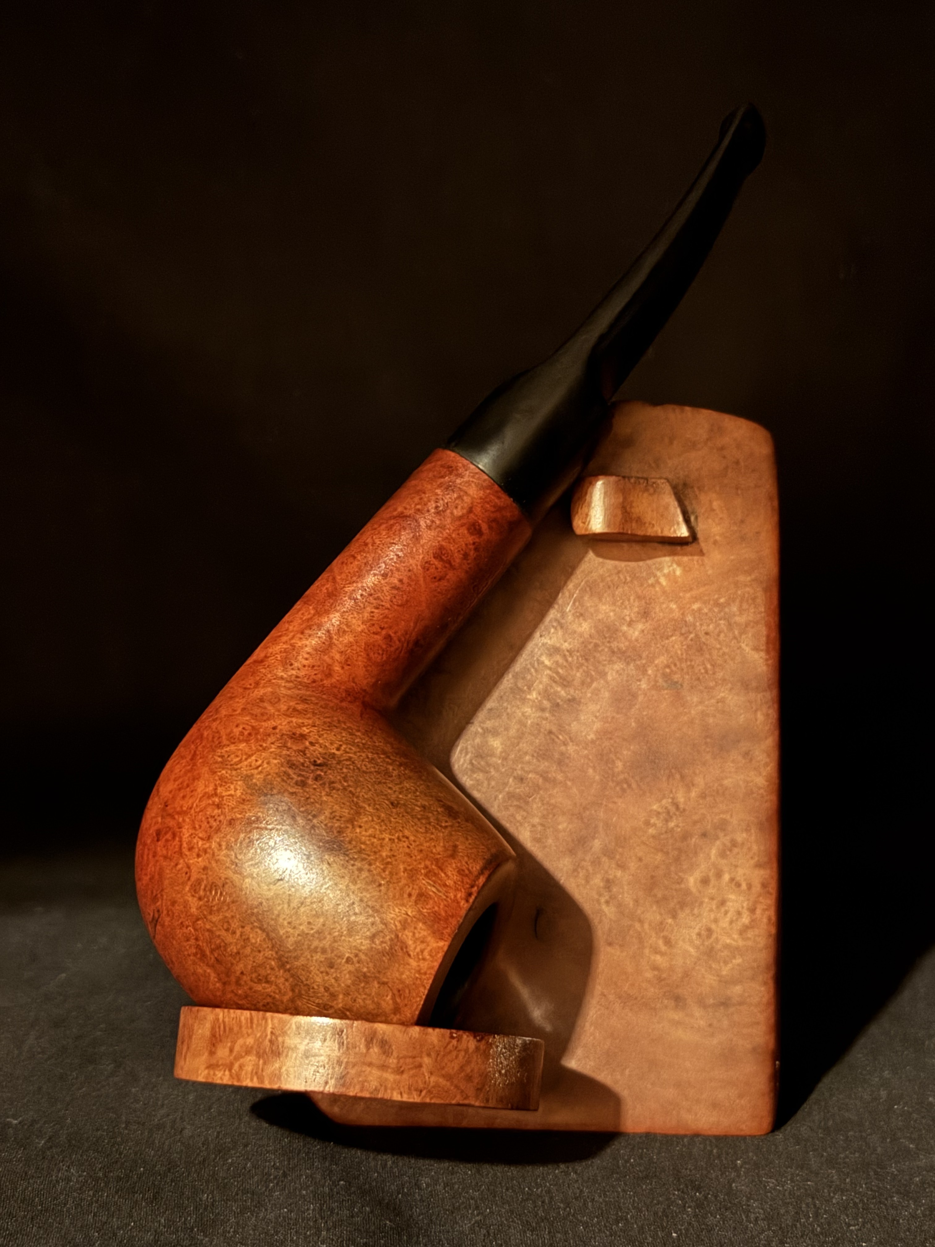 Spitfire by Lorenzo Castelmonte Smooth Straight Billiard Oval Shank Estate Pipe 9mm Filter
