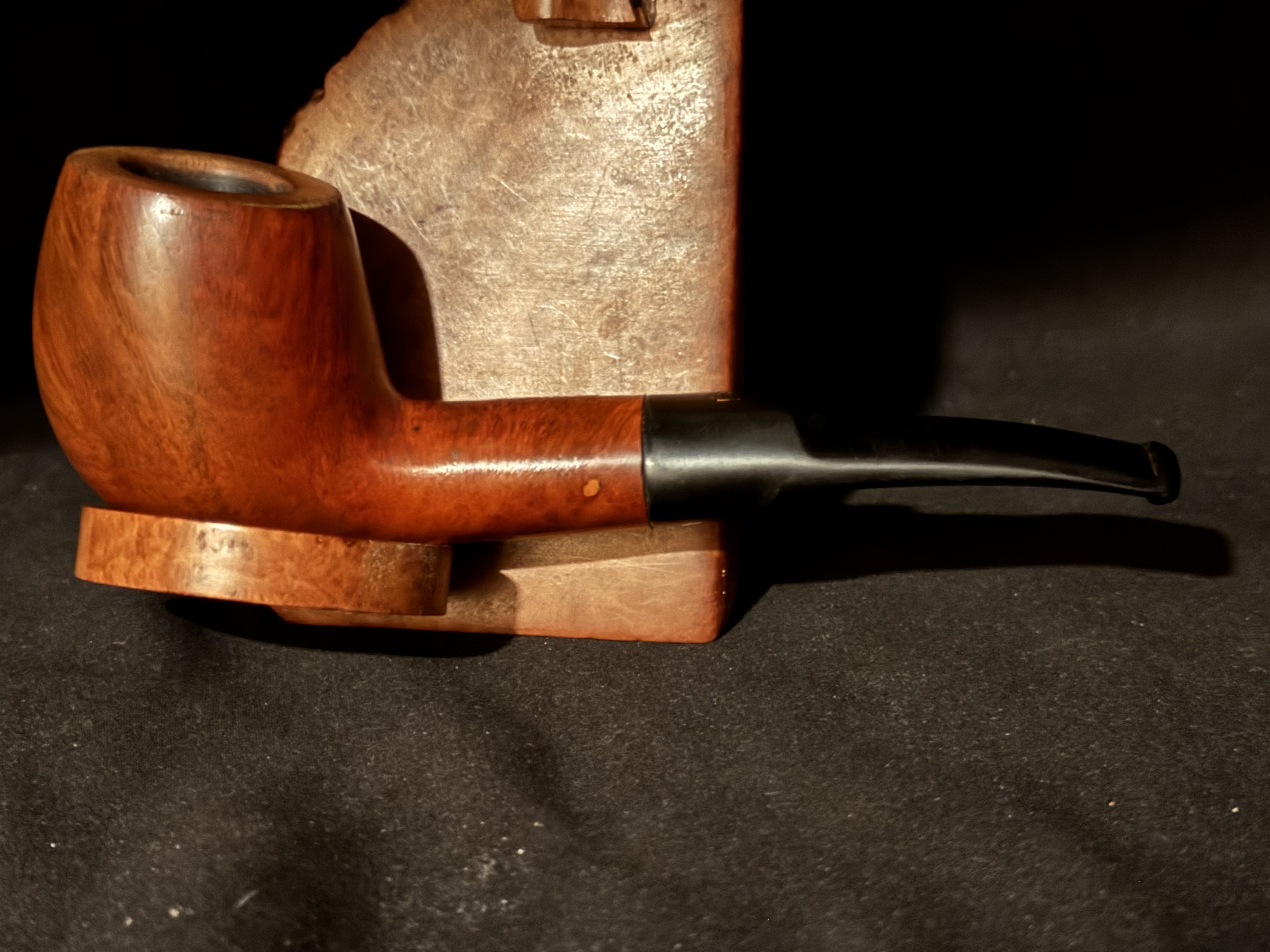 Spitfire by Lorenzo Castelmonte Smooth Straight Billiard Oval Shank Estate Pipe 9mm Filter 3