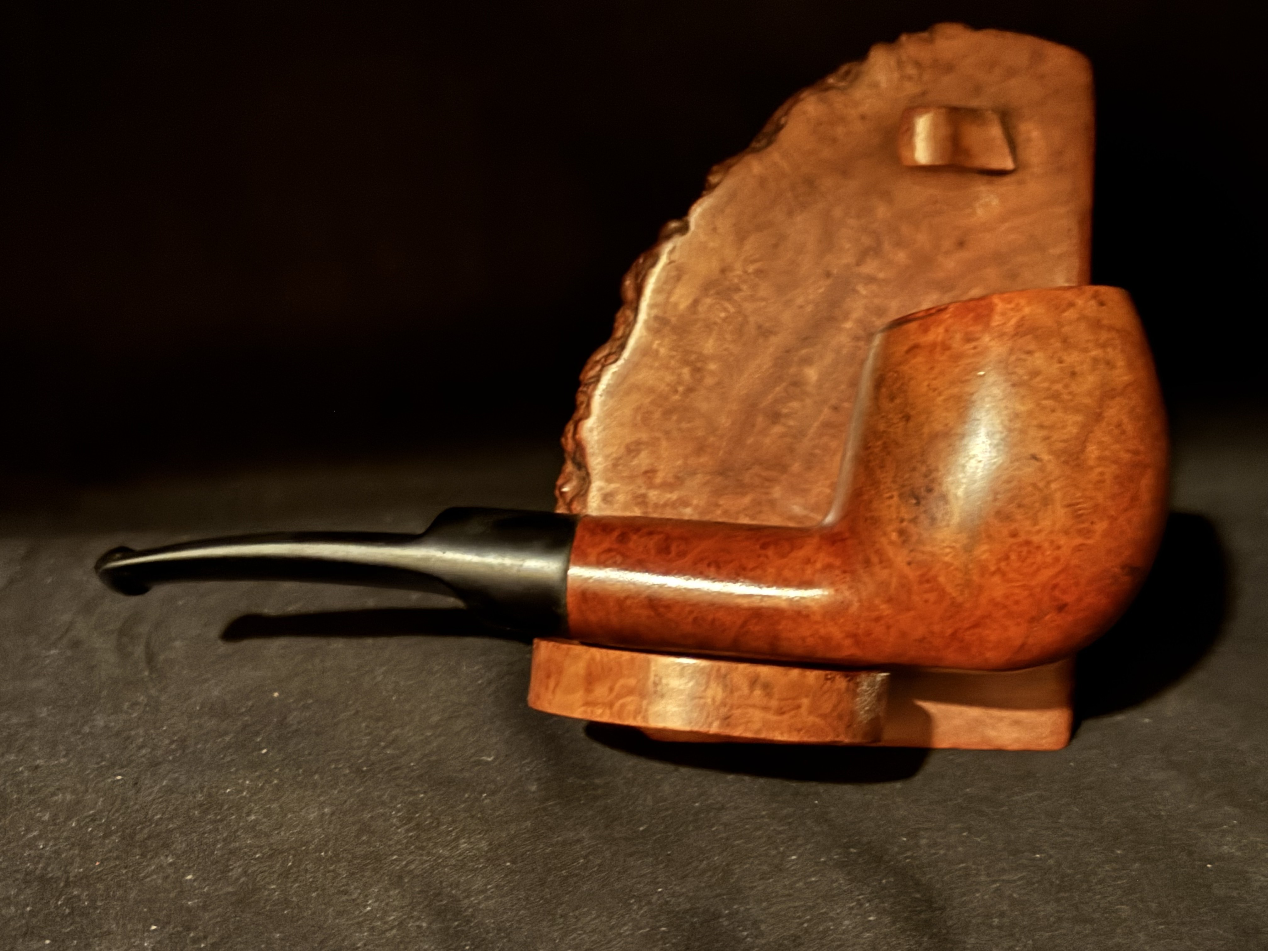 Spitfire by Lorenzo Castelmonte Smooth Straight Billiard Oval Shank Estate Pipe 9mm Filter 4