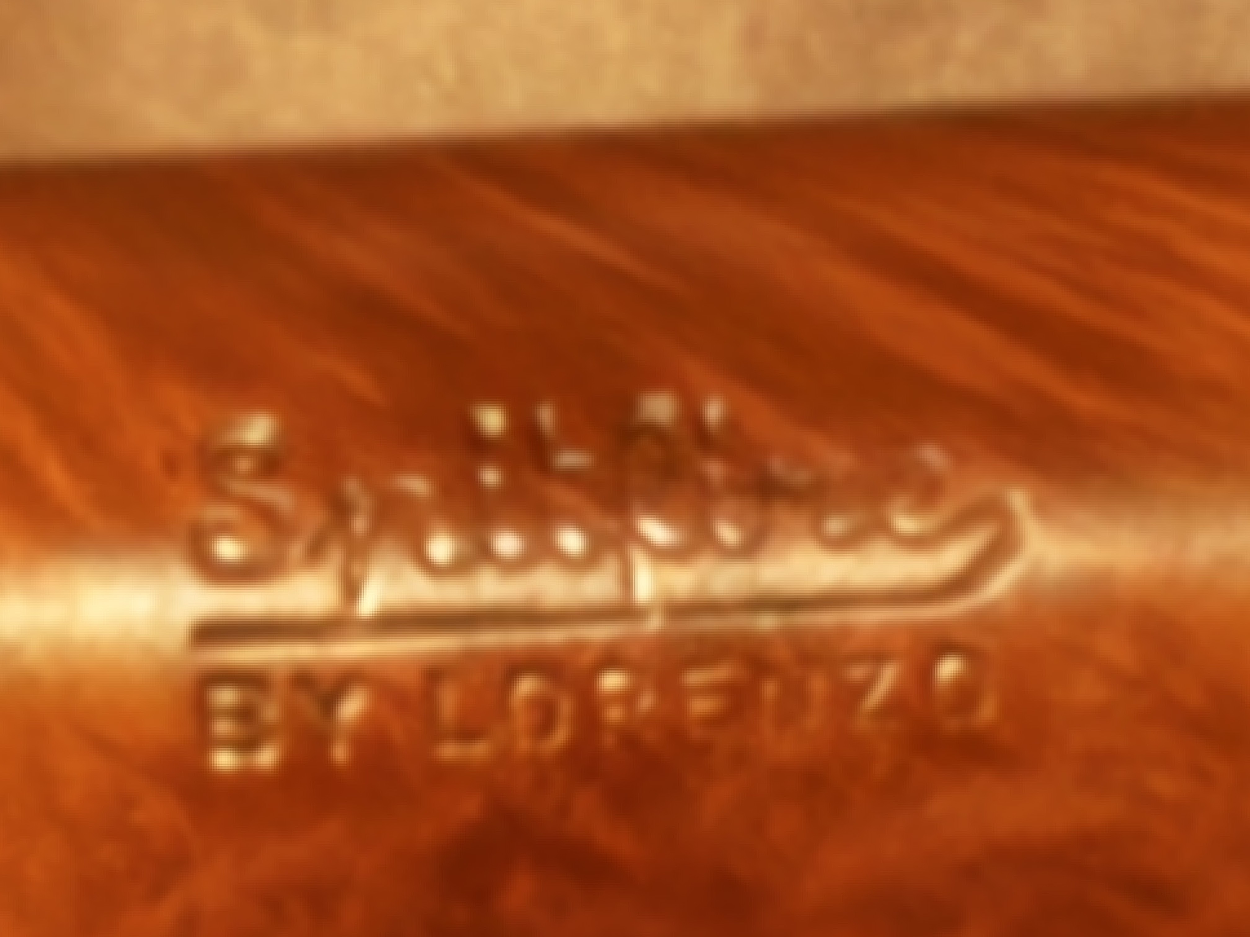 Lorenzo Spitfire Monteforte Smooth Straight Oval Bowl Estate Pipe 9mm Filter Vulcanite Saddle Stem 3