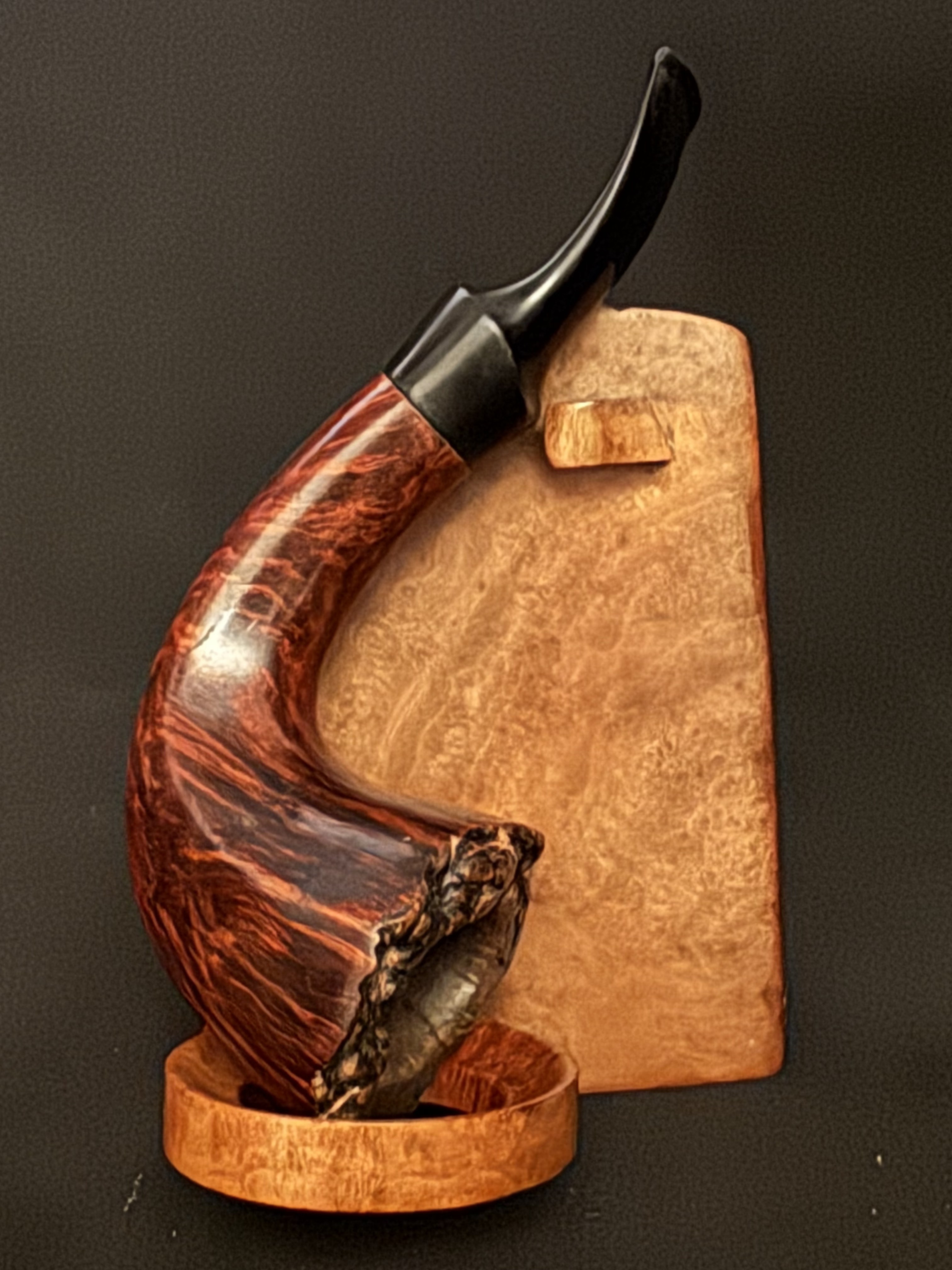 Stanwell 126 Freehand Smooth Briar Pipe - Danish Estate 9mm Filter Vulcanite 2