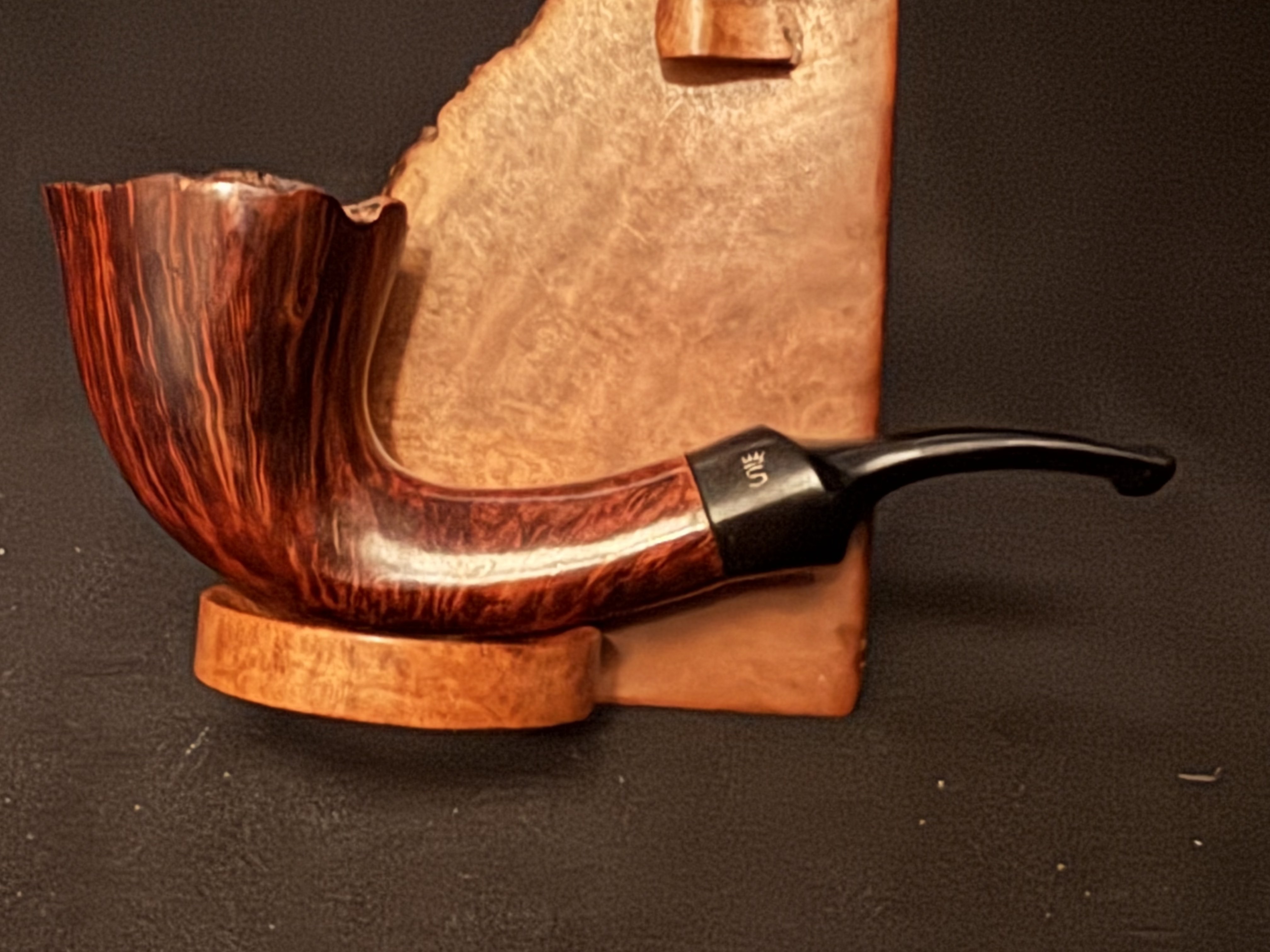 Stanwell 126 Freehand Smooth Briar Pipe - Danish Estate 9mm Filter Vulcanite 3
