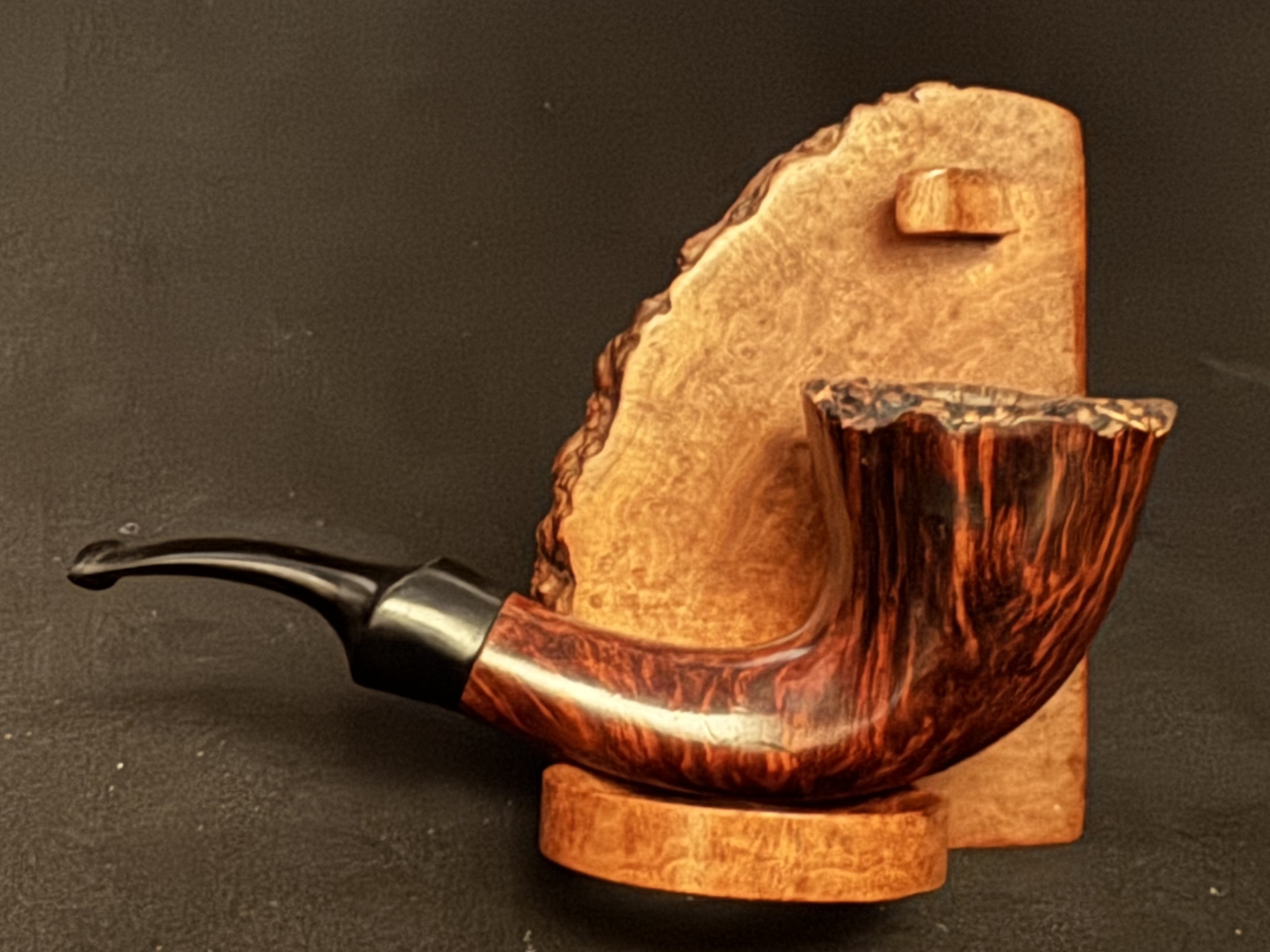 Stanwell 126 Freehand Smooth Briar Pipe - Danish Estate 9mm Filter Vulcanite 4