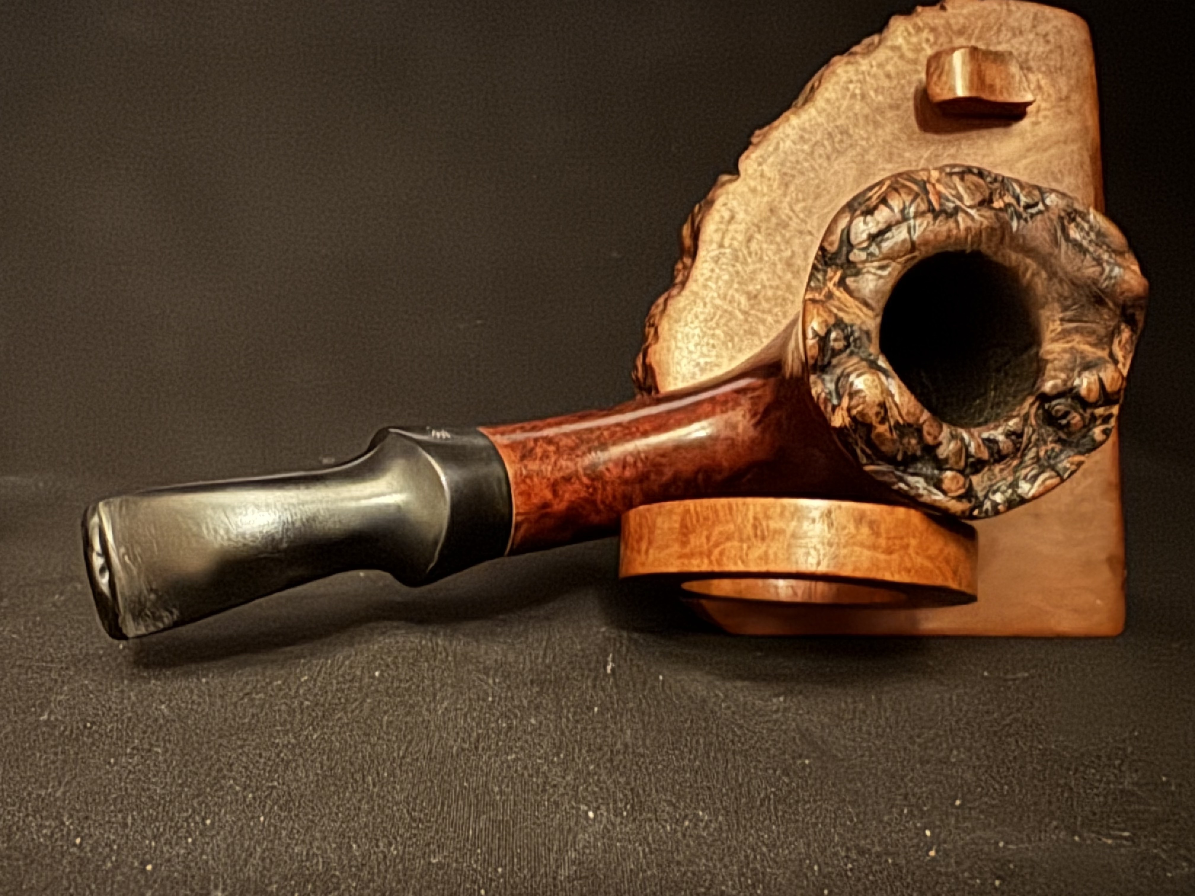 Stanwell 126 Freehand Smooth Briar Pipe - Danish Estate 9mm Filter Vulcanite 5