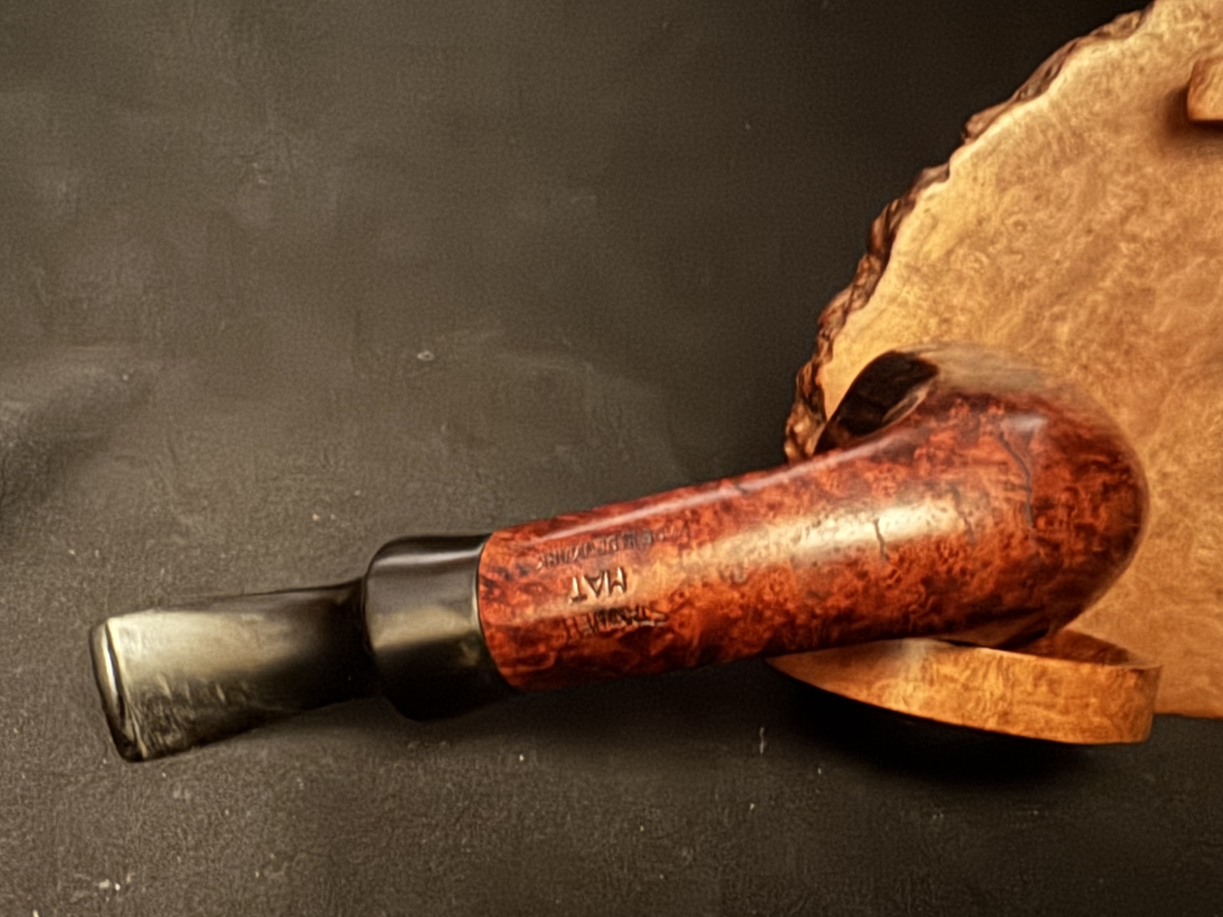 Stanwell 126 Freehand Smooth Briar Pipe - Danish Estate 9mm Filter Vulcanite 6