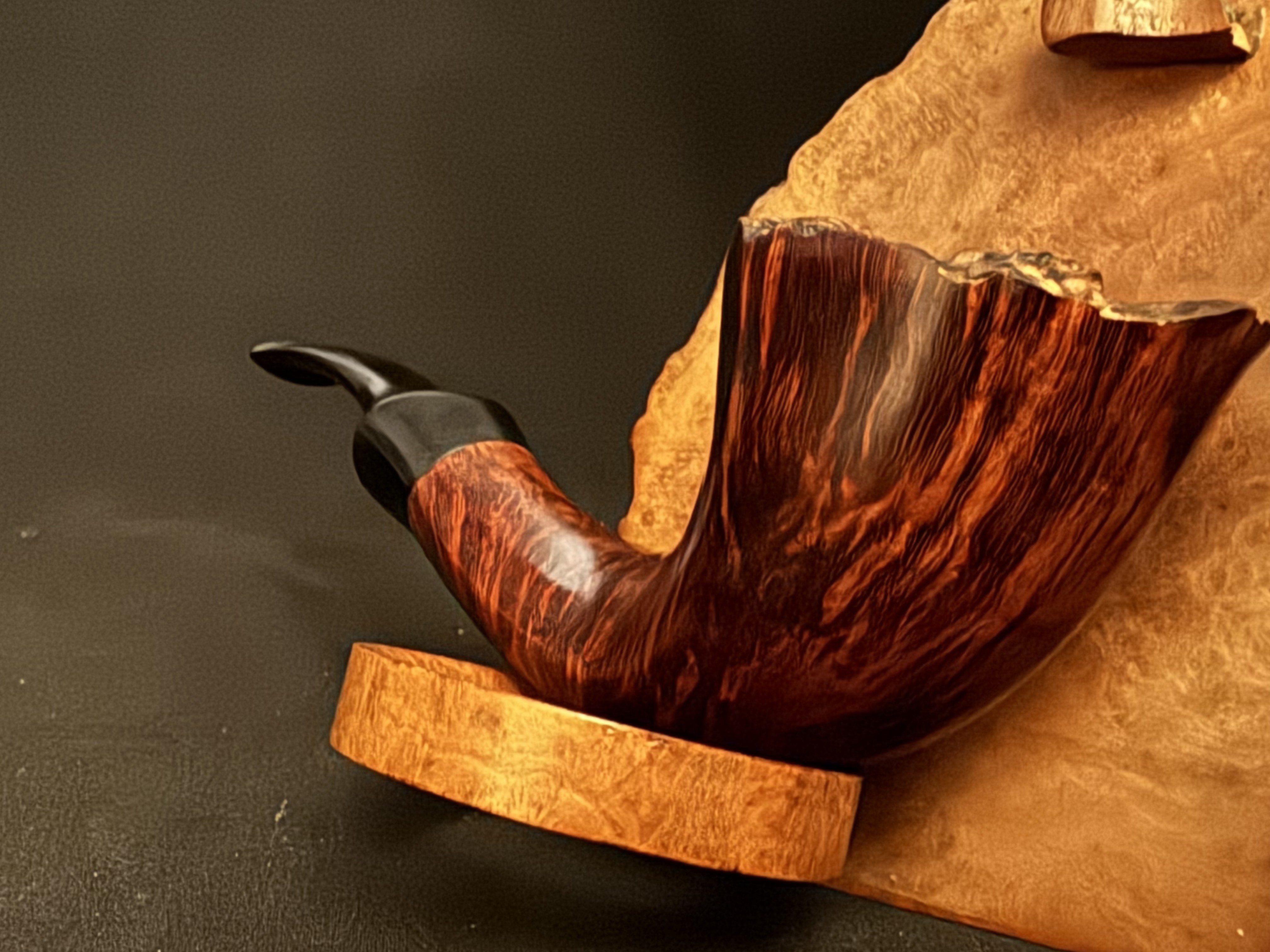 Stanwell 126 Freehand Smooth Briar Pipe - Danish Estate 9mm Filter Vulcanite 7