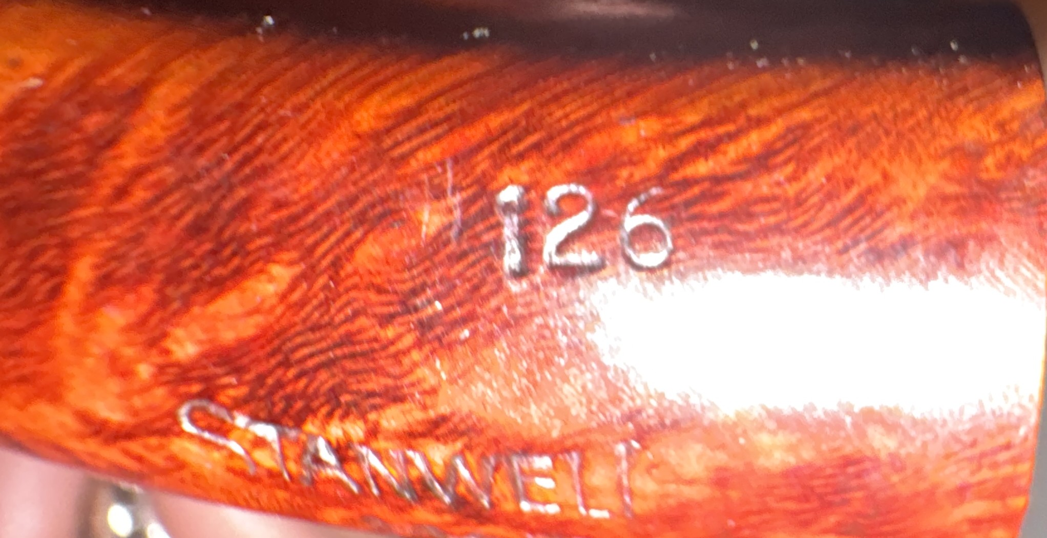 Stanwell 126 Freehand Smooth Briar Pipe - Danish Estate 9mm Filter Vulcanite 11