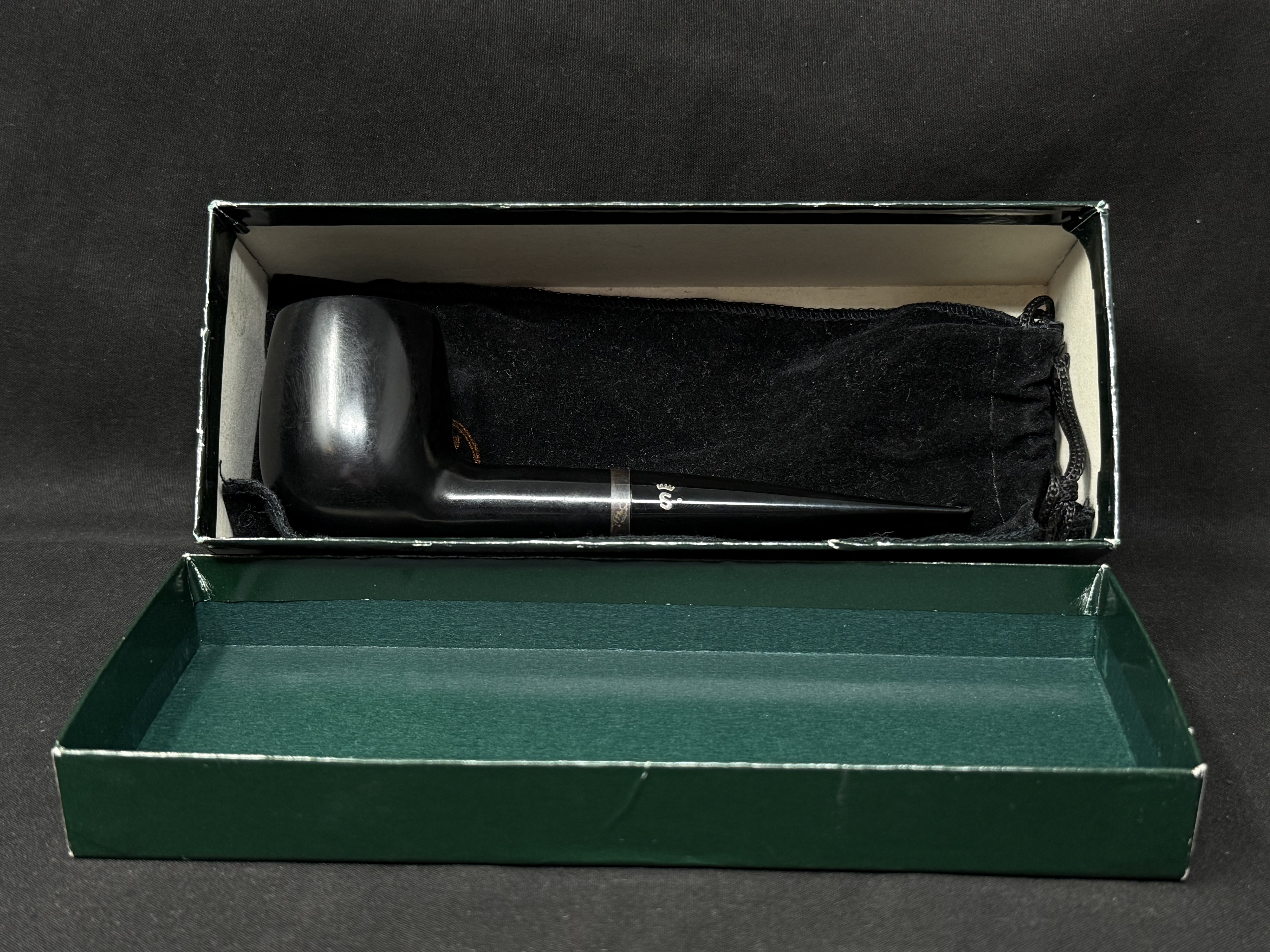 Stanwell 88 Smooth Straight Ebony Billiard Estate Pipe 9mm Filter Denmark 5