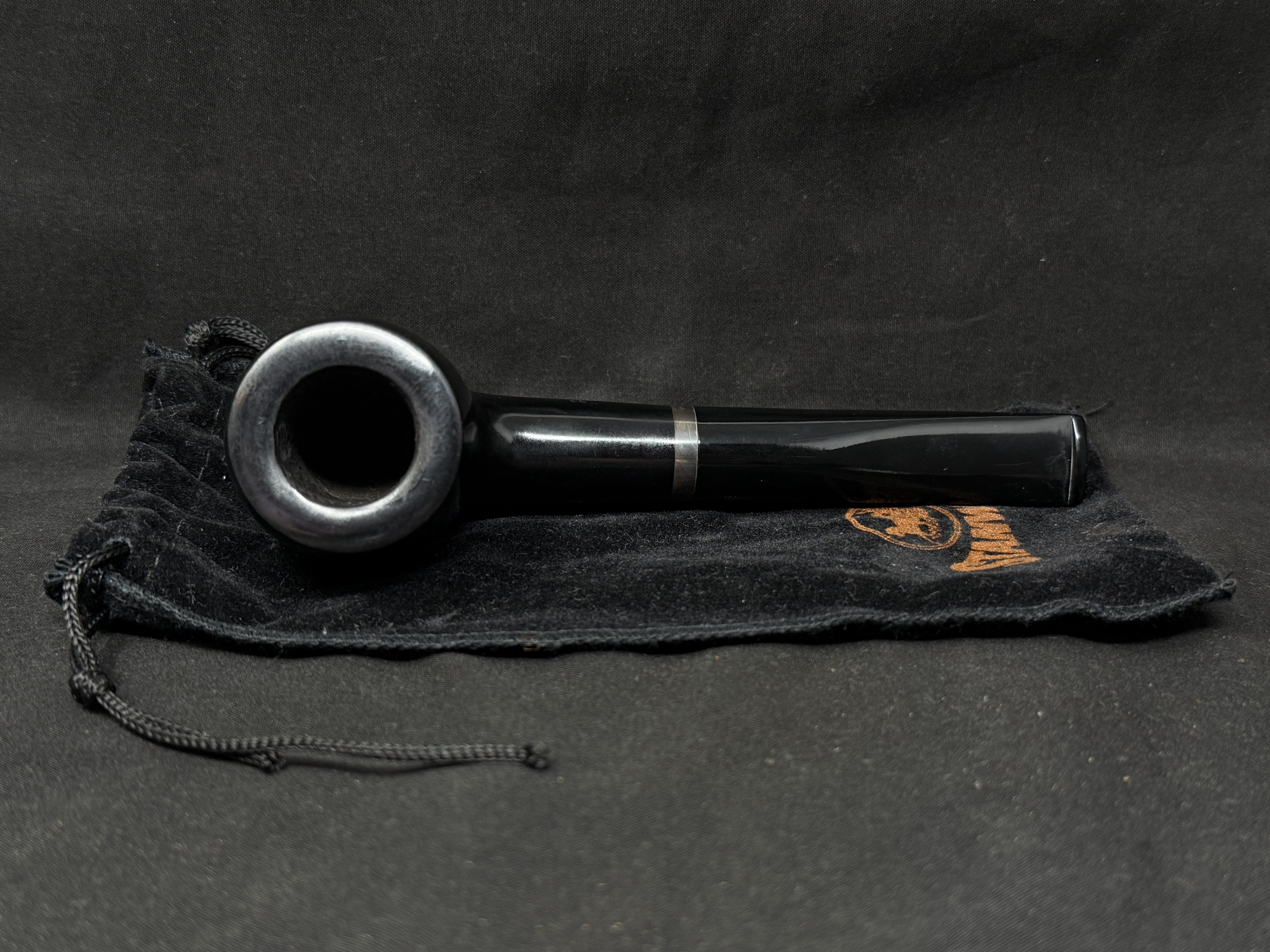 Stanwell 88 Smooth Straight Ebony Billiard Estate Pipe 9mm Filter Denmark 8