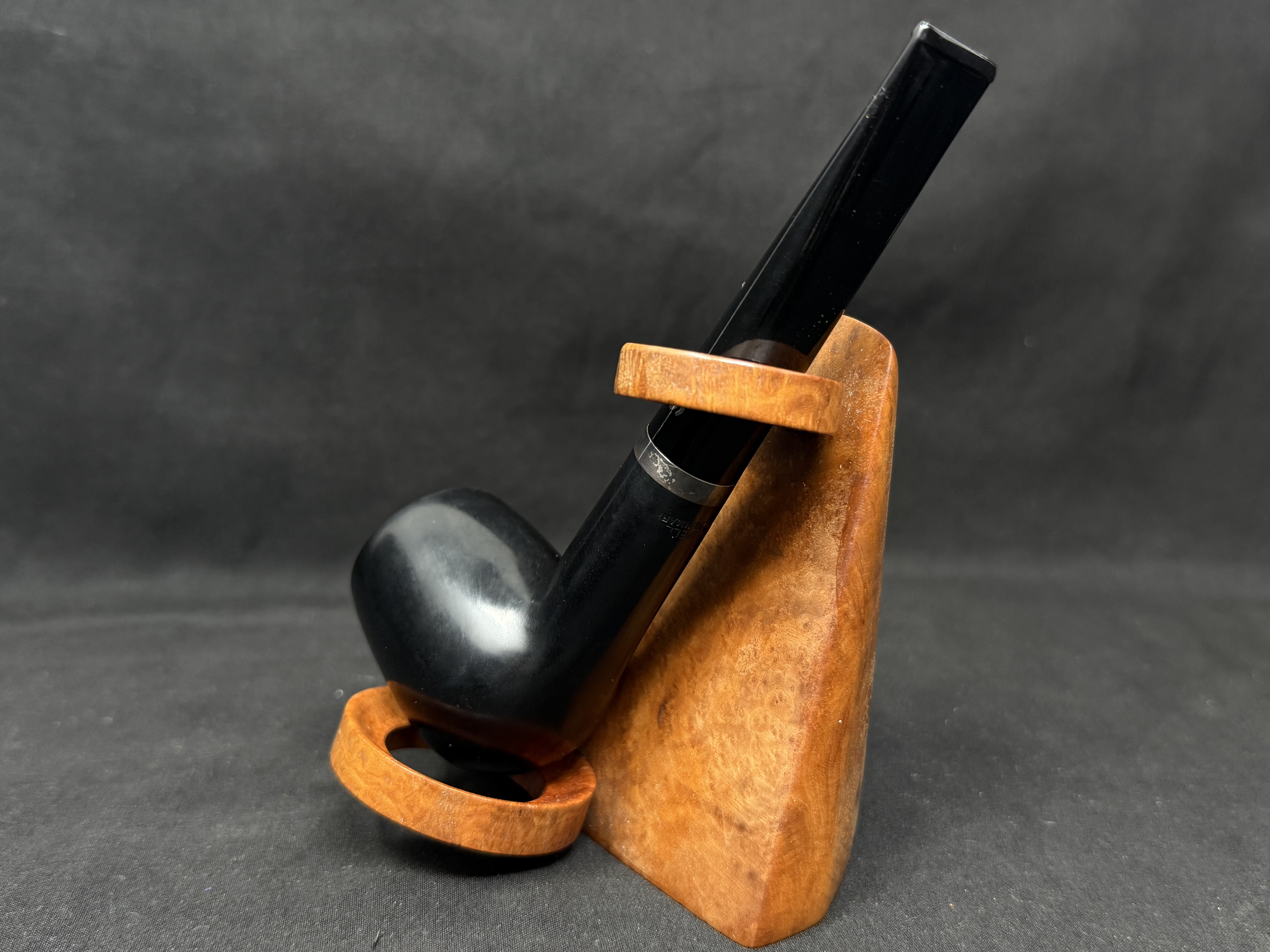 Stanwell 88 Smooth Straight Ebony Billiard Estate Pipe 9mm Filter Denmark 9
