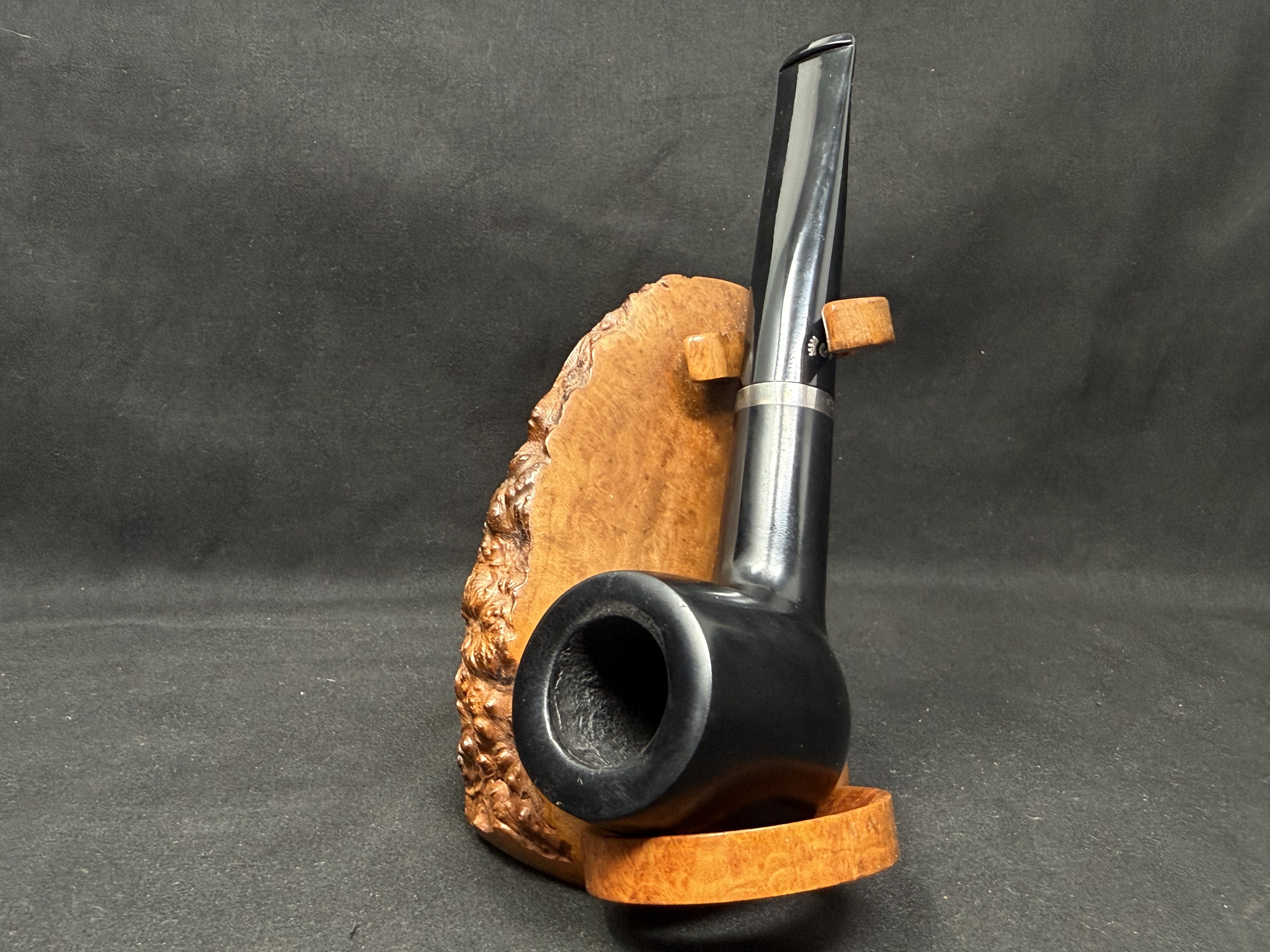 Stanwell 88 Smooth Straight Ebony Billiard Estate Pipe 9mm Filter Denmark 11
