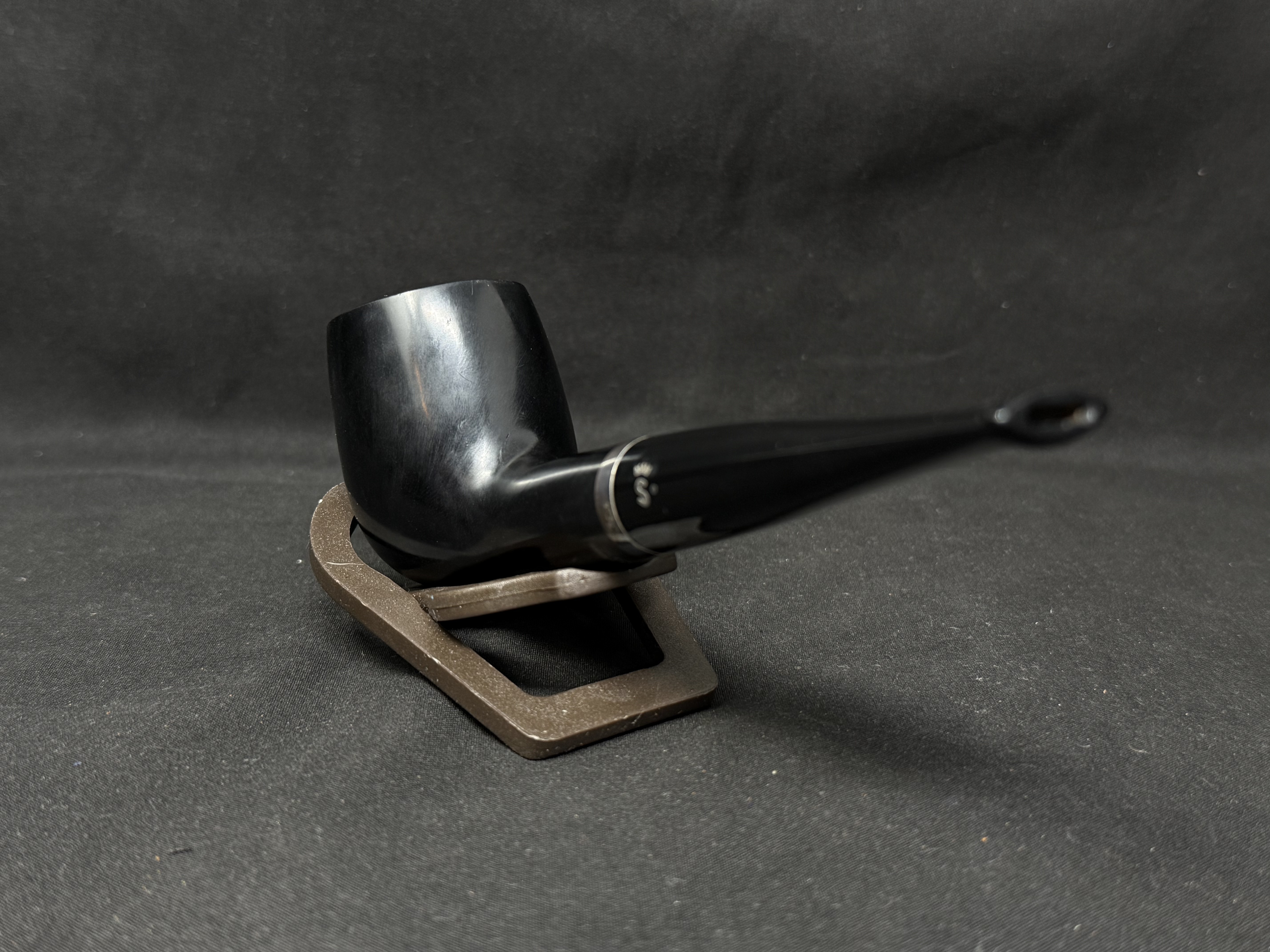 Stanwell 88 Smooth Straight Ebony Billiard Estate Pipe 9mm Filter Denmark 14