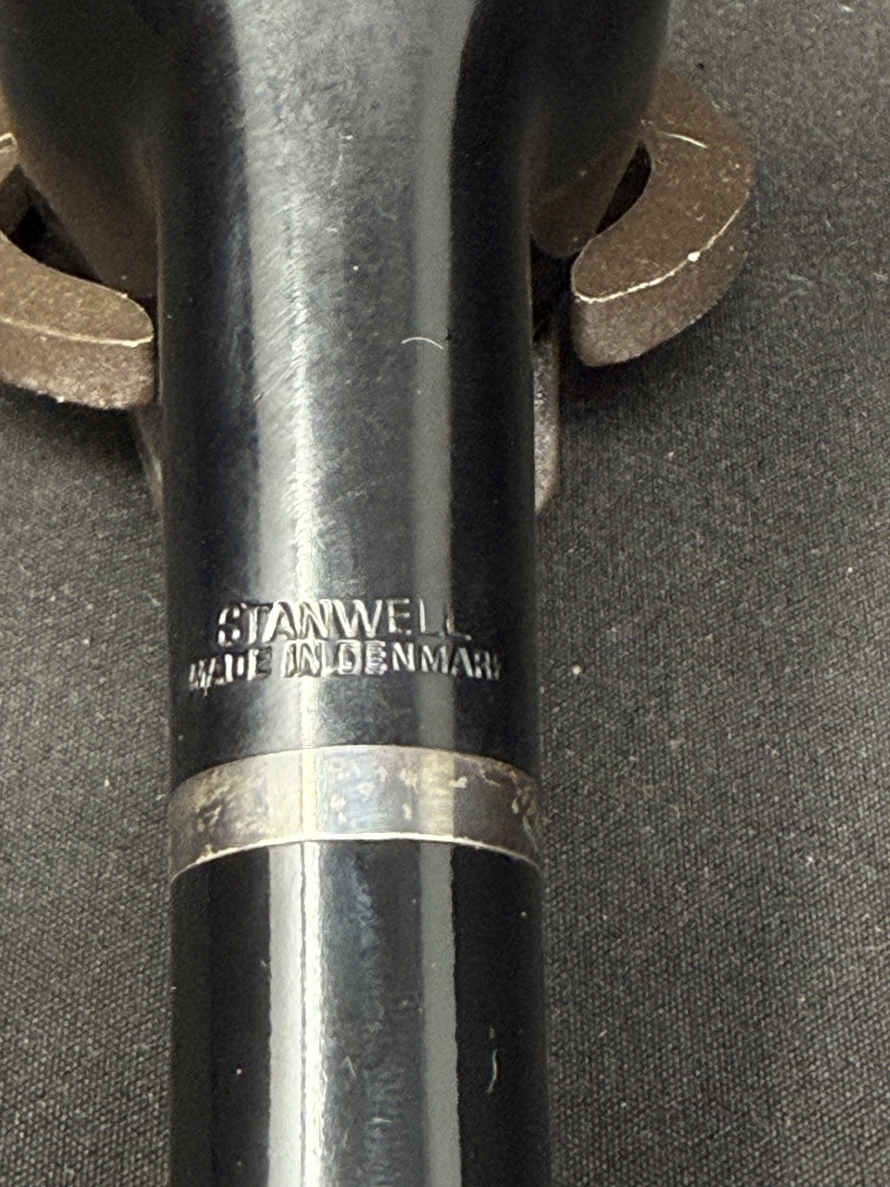 Stanwell 88 Smooth Straight Ebony Billiard Estate Pipe 9mm Filter Denmark 15