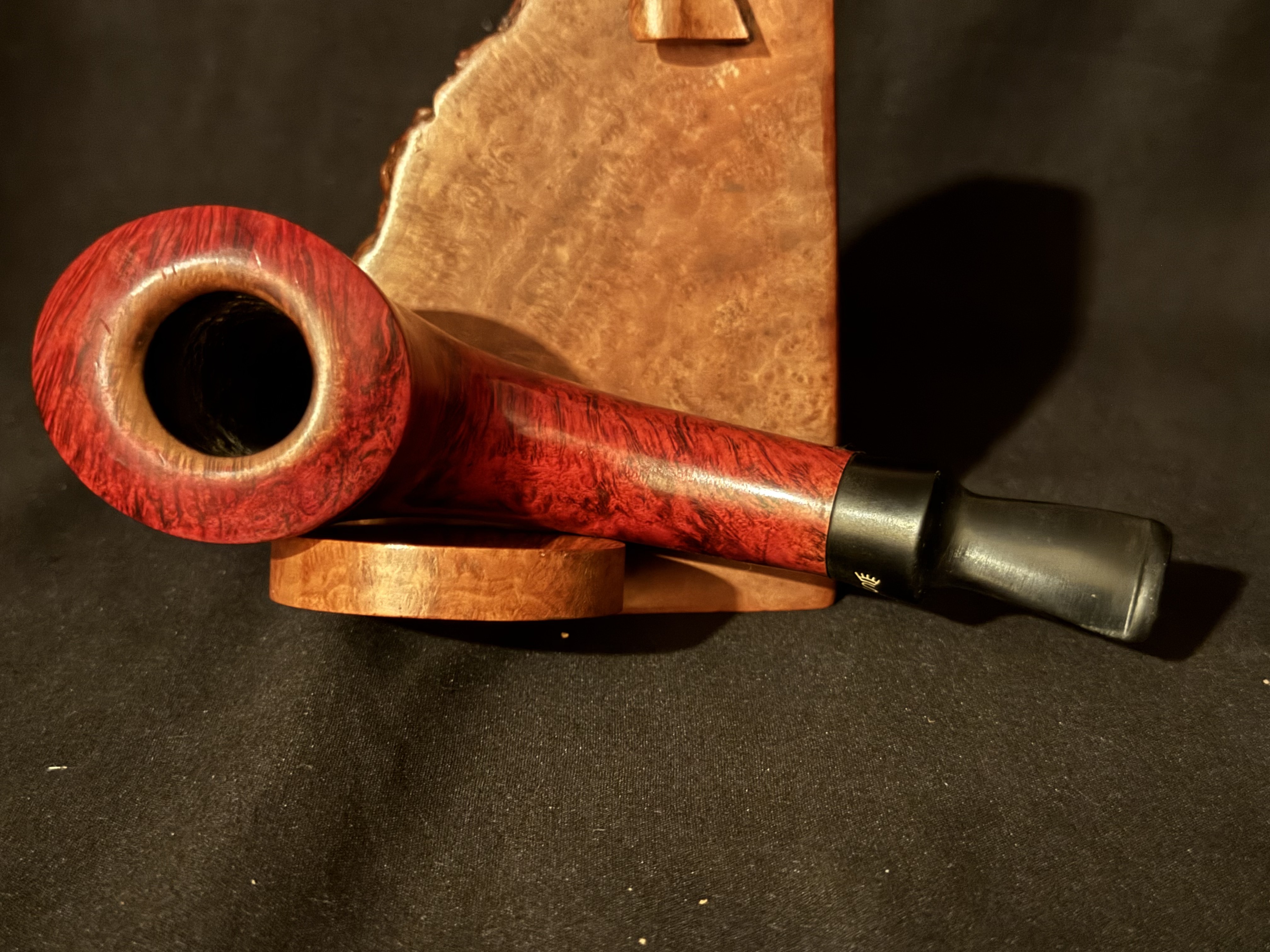 Stanwell Bordeaux 145 Smooth Bent Horn Danish Estate Briar Pipe 5