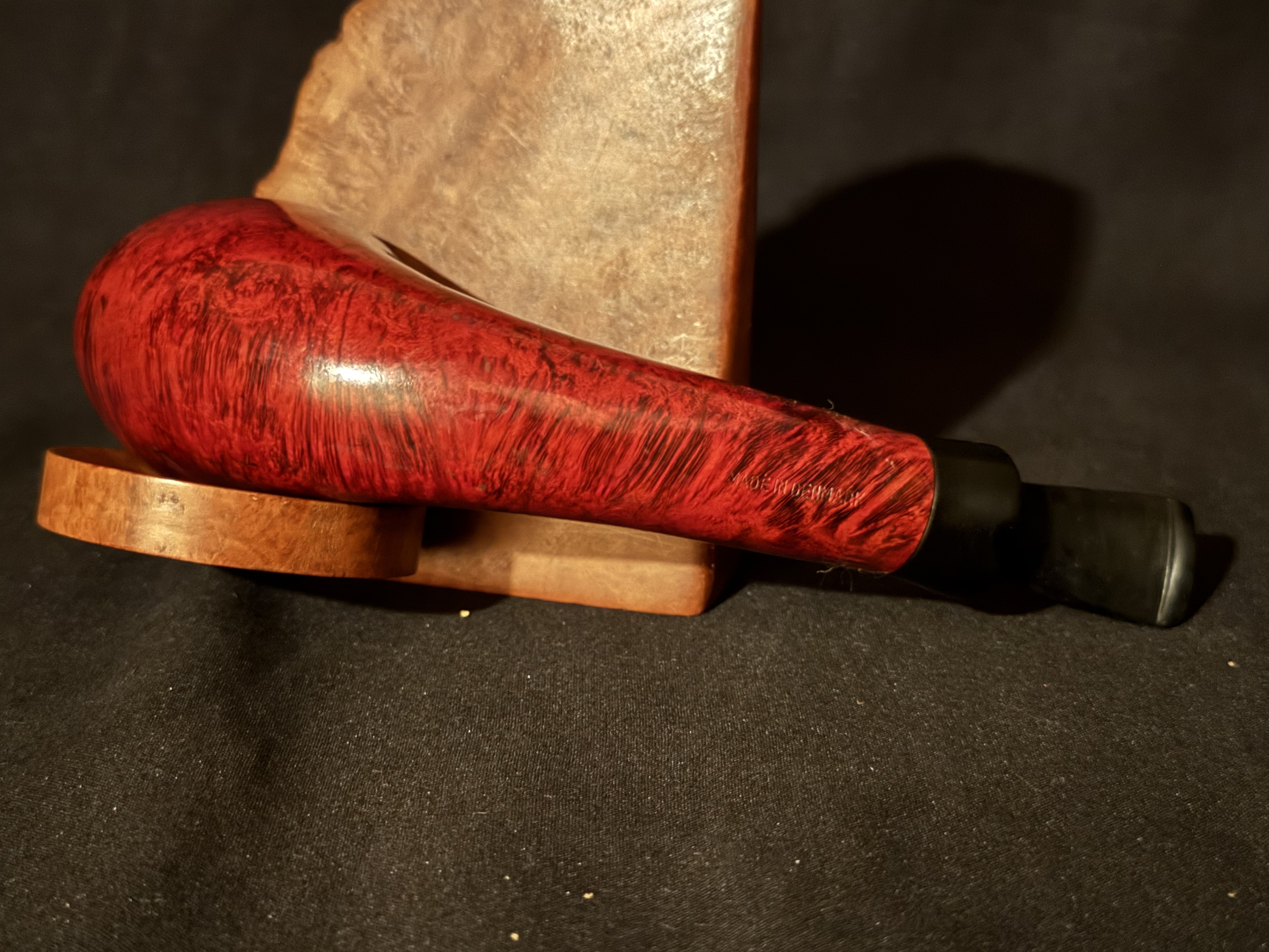 Stanwell Bordeaux 145 Smooth Bent Horn Danish Estate Briar Pipe 6