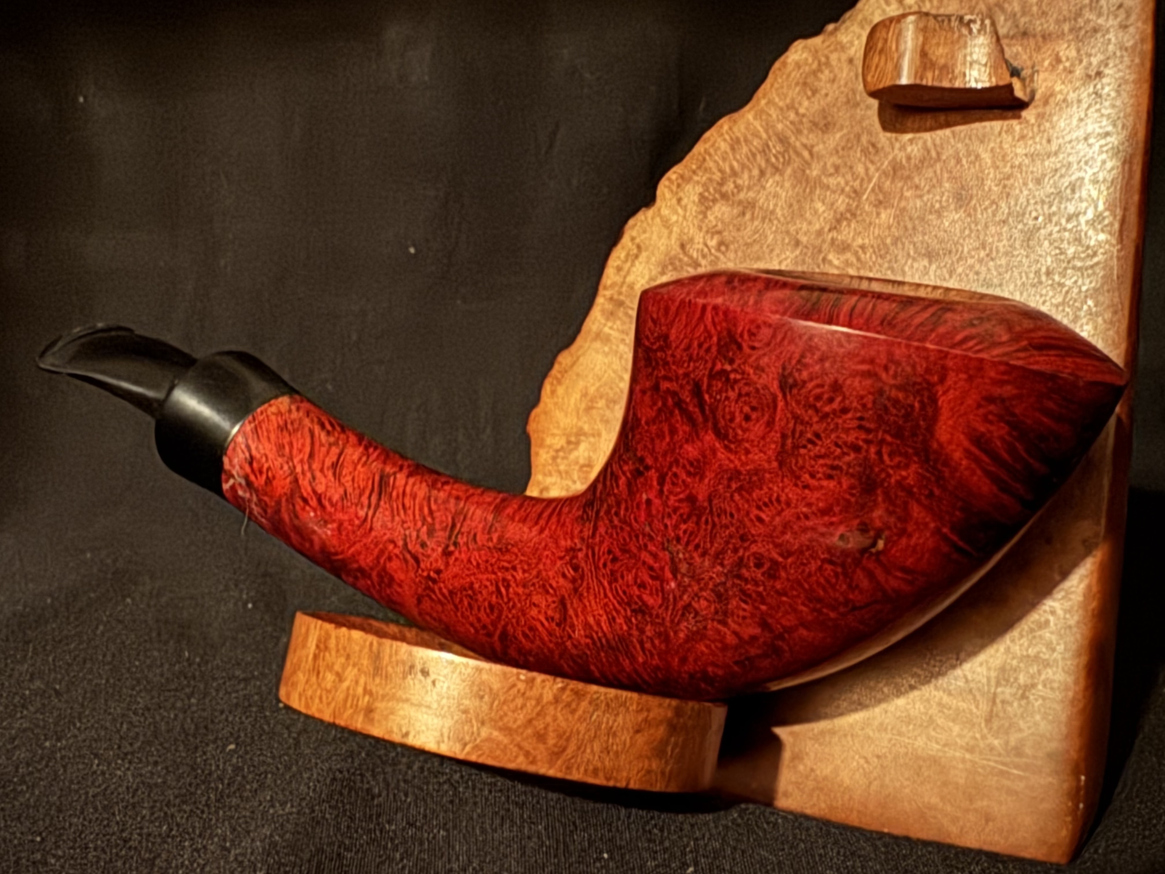 Stanwell Bordeaux 145 Smooth Bent Horn Danish Estate Briar Pipe 7