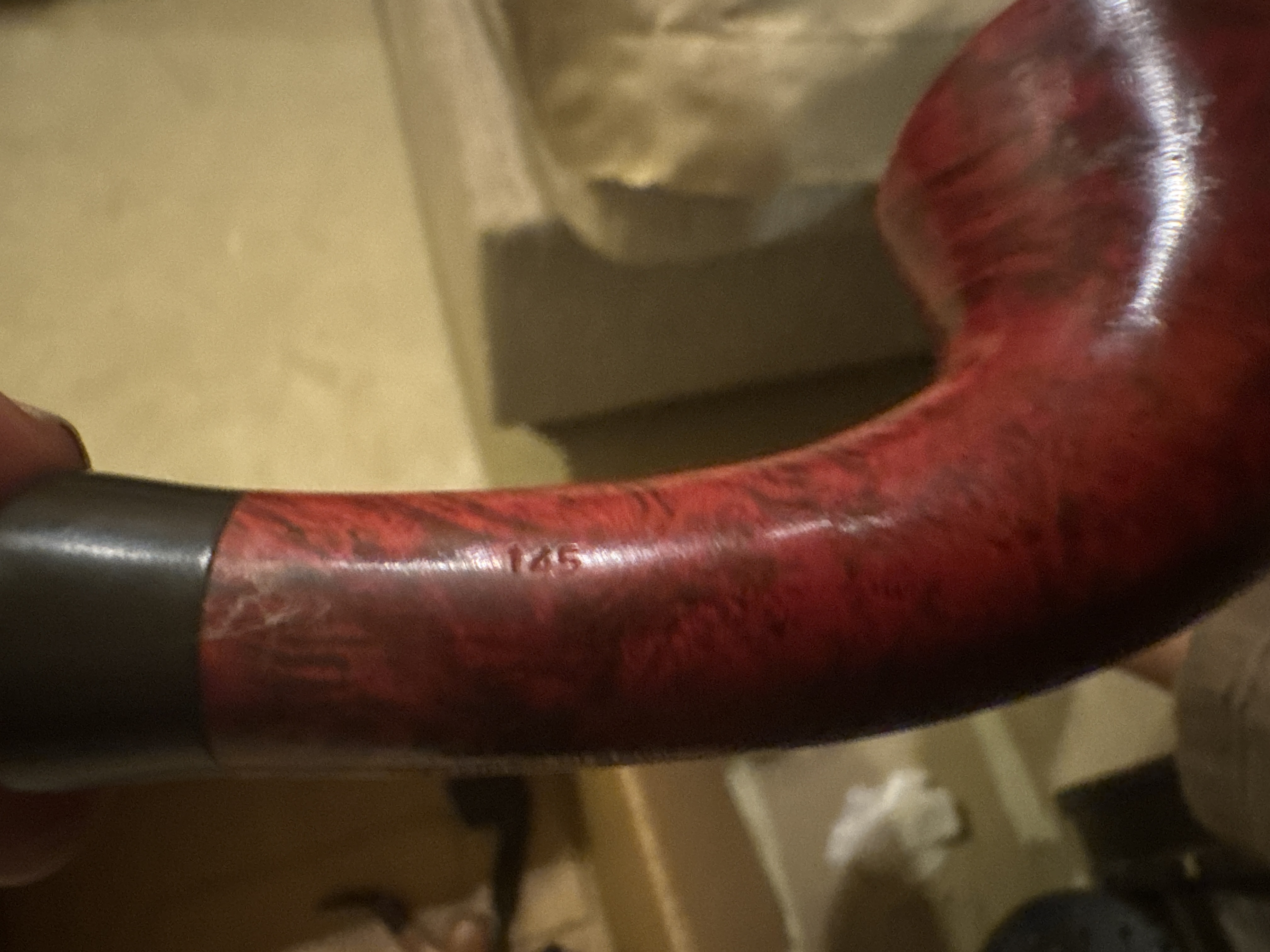 Stanwell Bordeaux 145 Smooth Bent Horn Danish Estate Briar Pipe 11