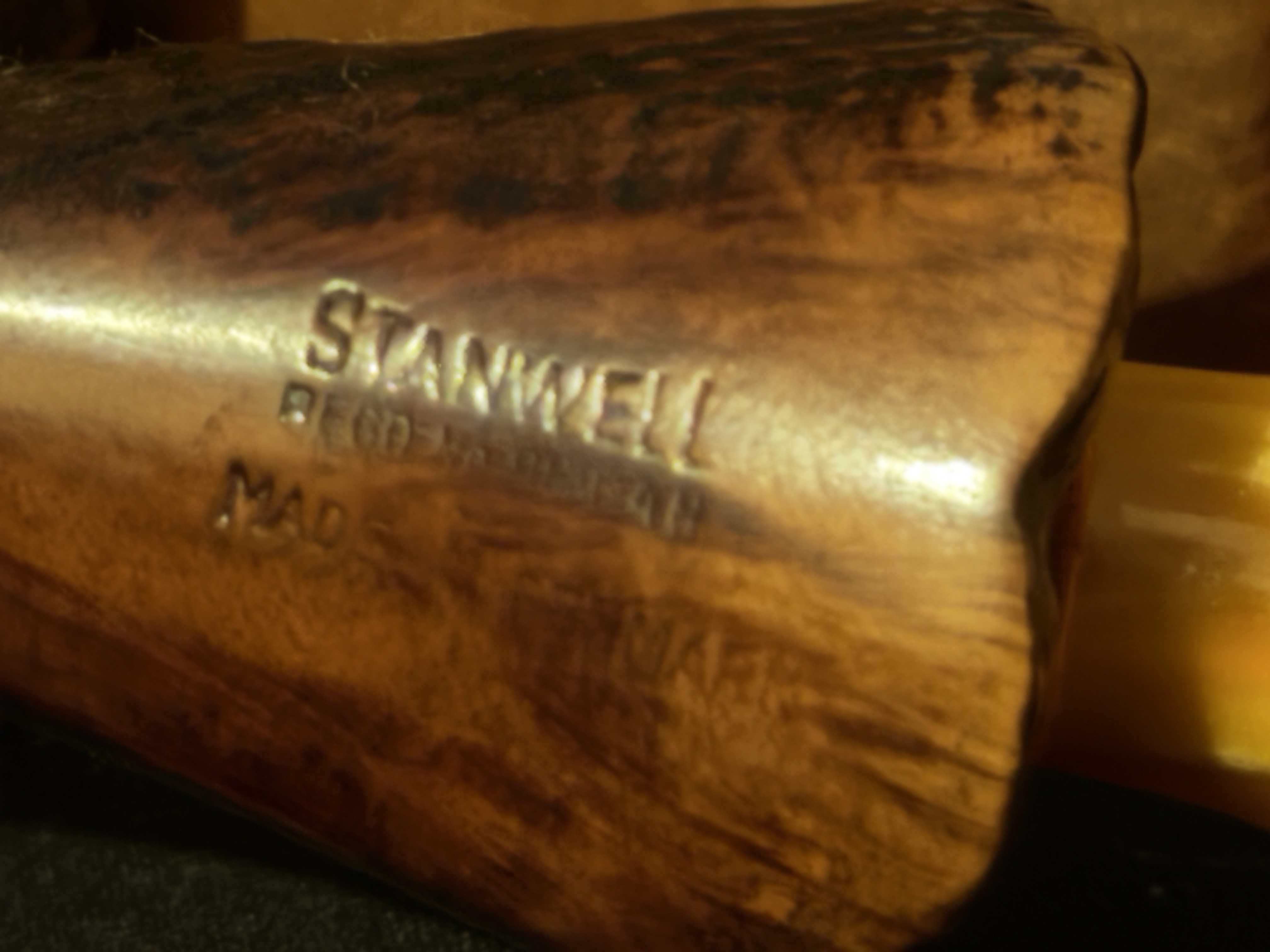 Stanwell Freehand Reg. 969-48 Sandblasted Large Conic Bowl Estate Pipe, Denmark 1950-85 8