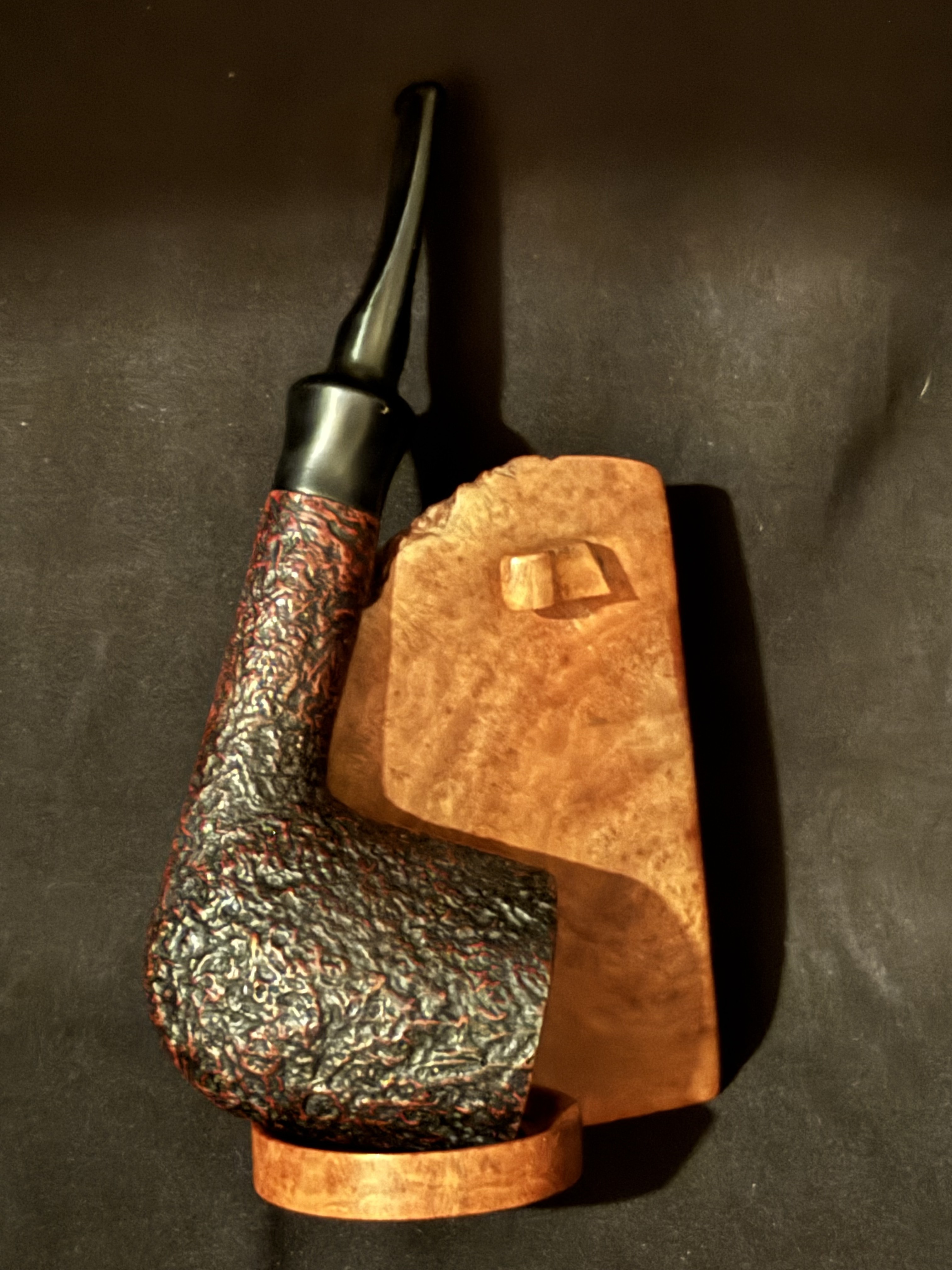 Stanwell Hand Made Reg. 969-48 Shape 02 Sandblast Briar Estate Pipe Denmark