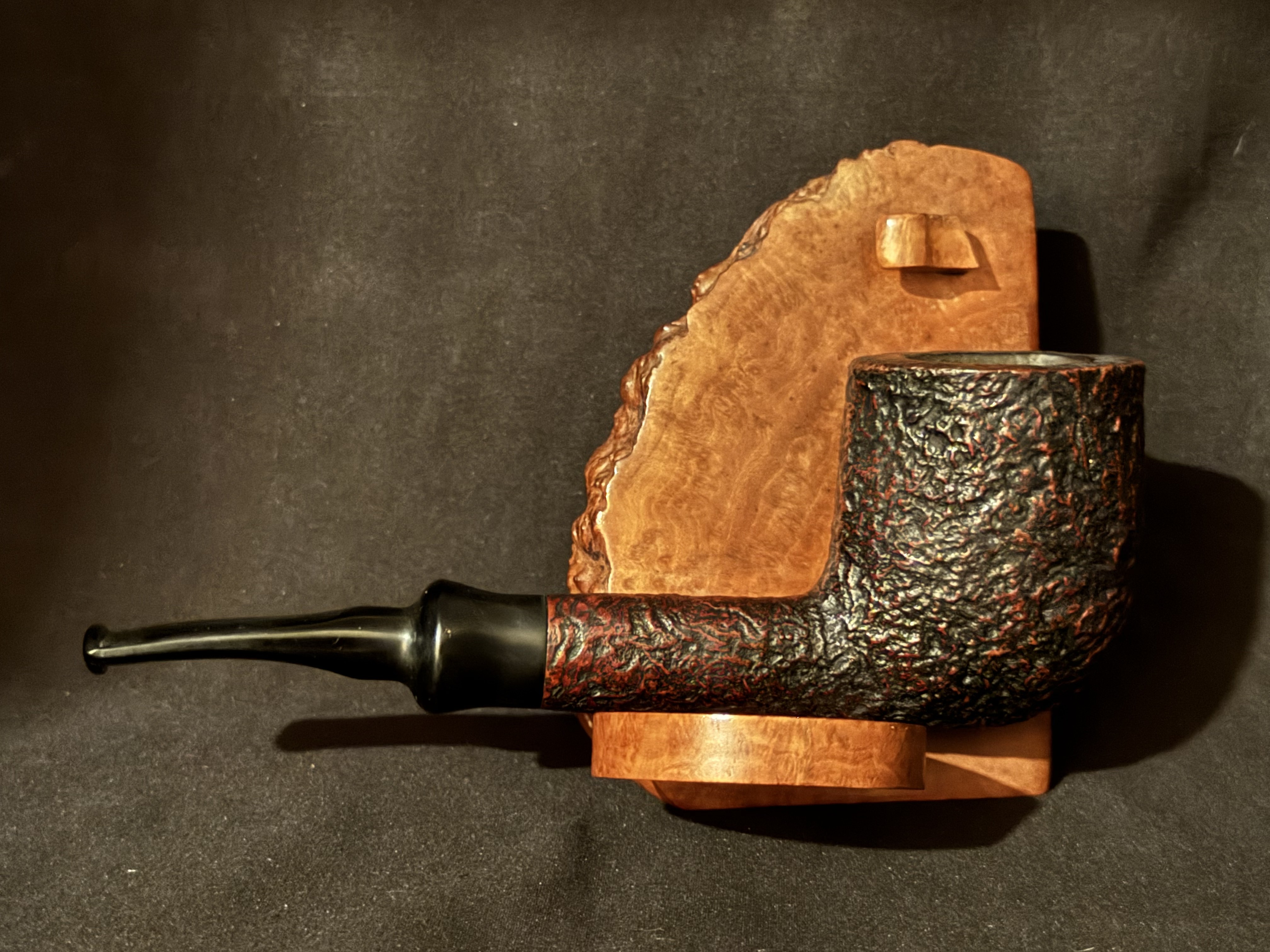Stanwell Hand Made Reg. 969-48 Shape 02 Sandblast Briar Estate Pipe Denmark 4