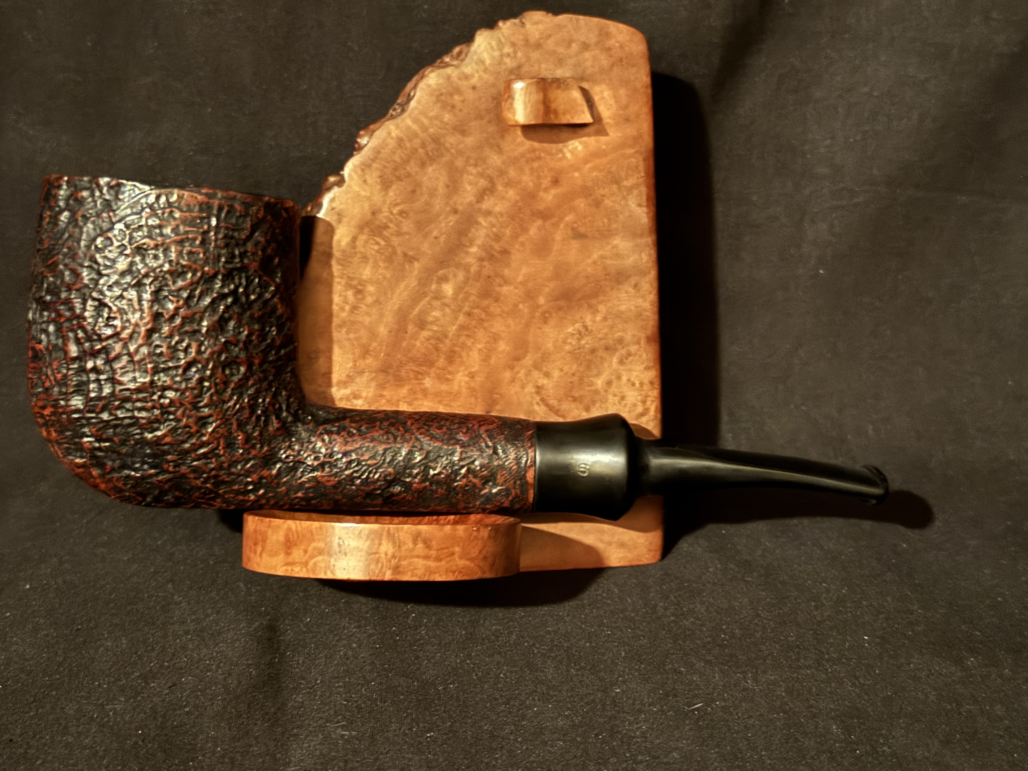 Stanwell Hand Made Reg. 969-48 Shape 02 Sandblast Briar Estate Pipe Denmark 3