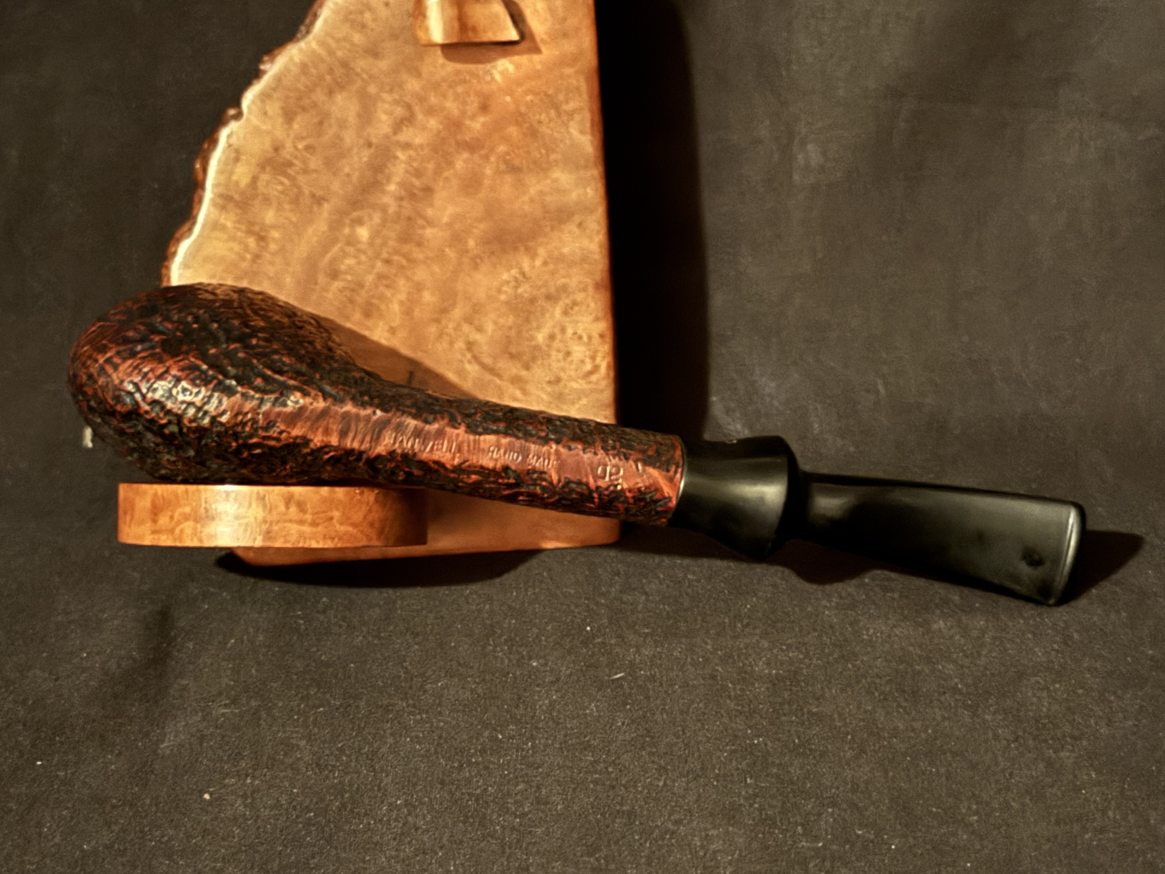 Stanwell Hand Made Reg. 969-48 Shape 02 Sandblast Briar Estate Pipe Denmark 6