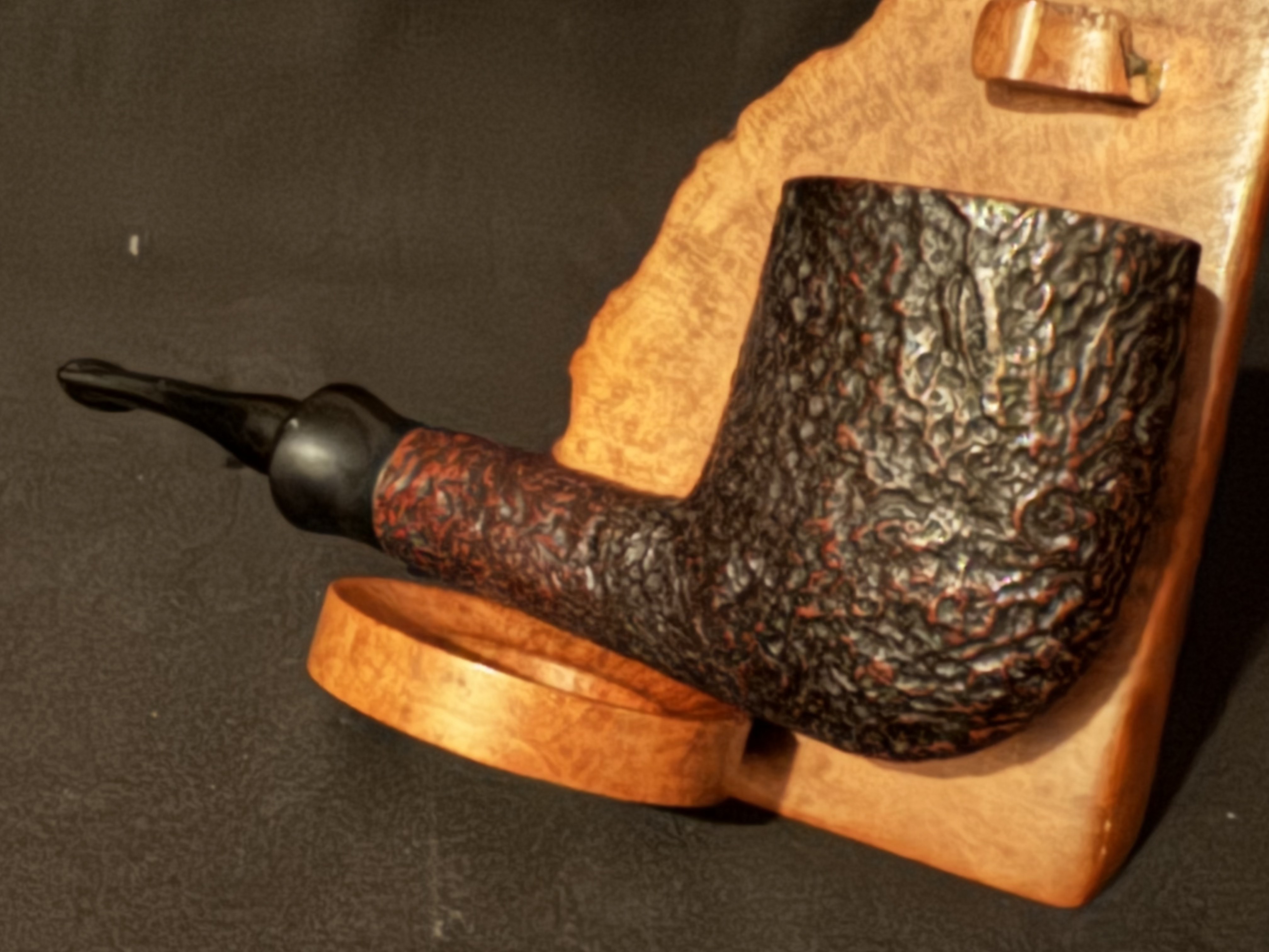 Stanwell Hand Made Reg. 969-48 Shape 02 Sandblast Briar Estate Pipe Denmark 7