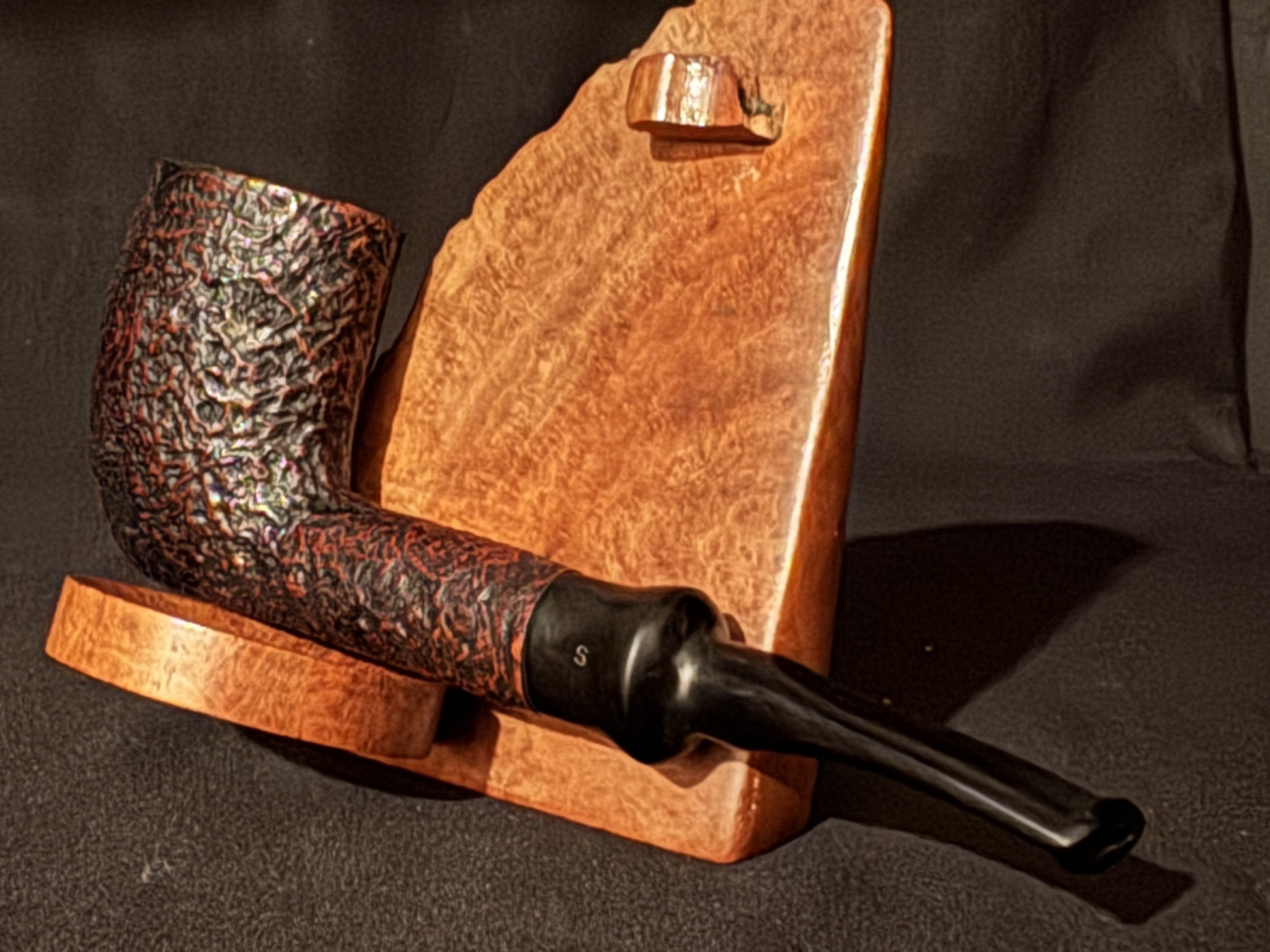 Stanwell Hand Made Reg. 969-48 Shape 02 Sandblast Briar Estate Pipe Denmark 8