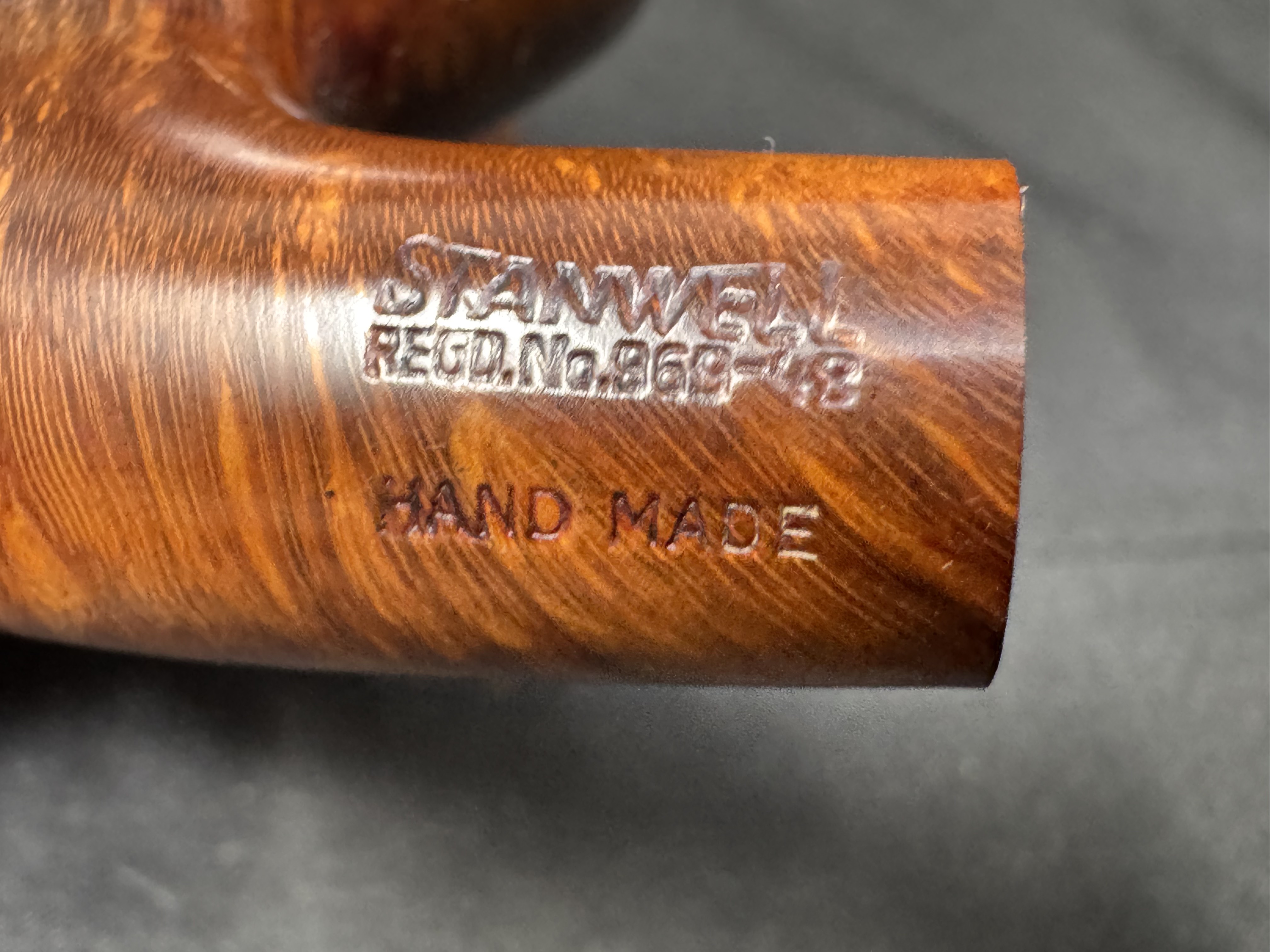 Stanwell Reg 969-48 Shape 35 Bent Acorn Anne Julie Design Estate Pipe 13