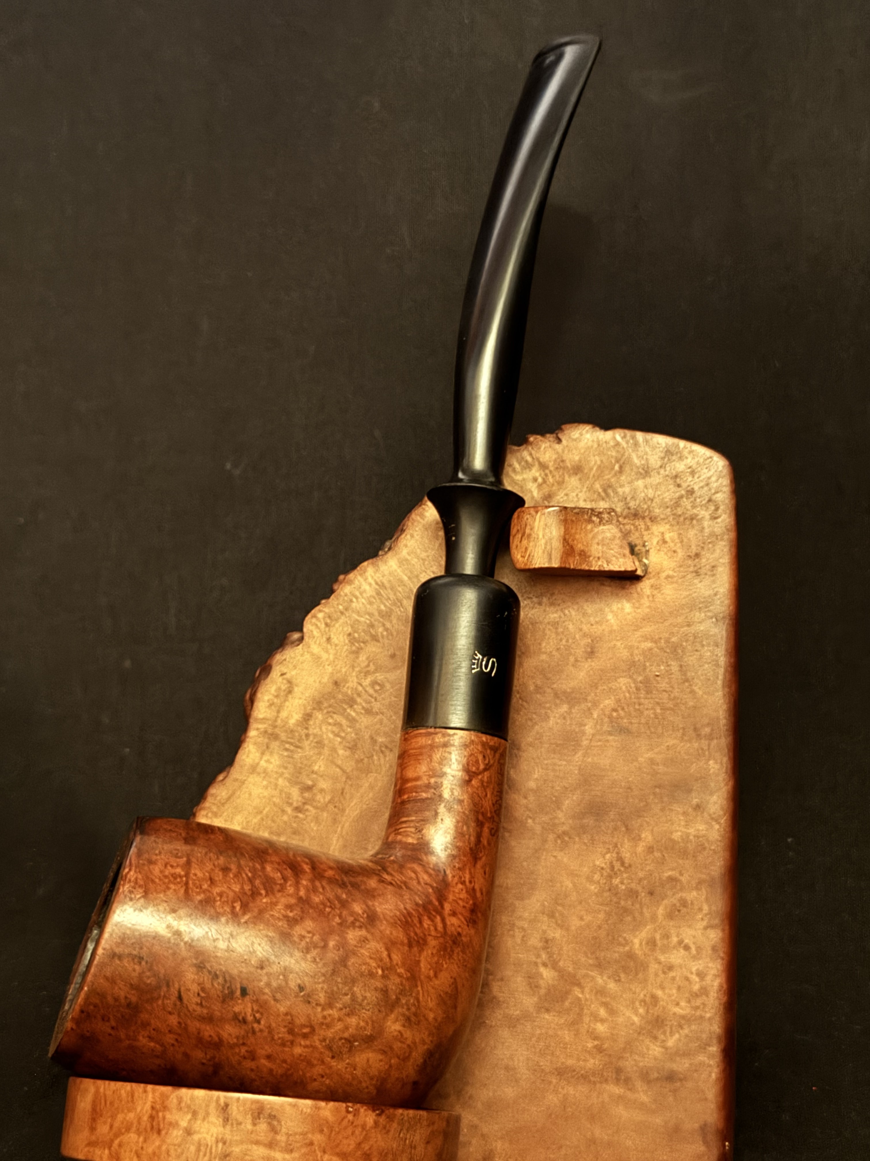 Stanwell Hand Made Reg 969-48 Smooth Billiard Army Mount Estate Pipe, 1950-1985
