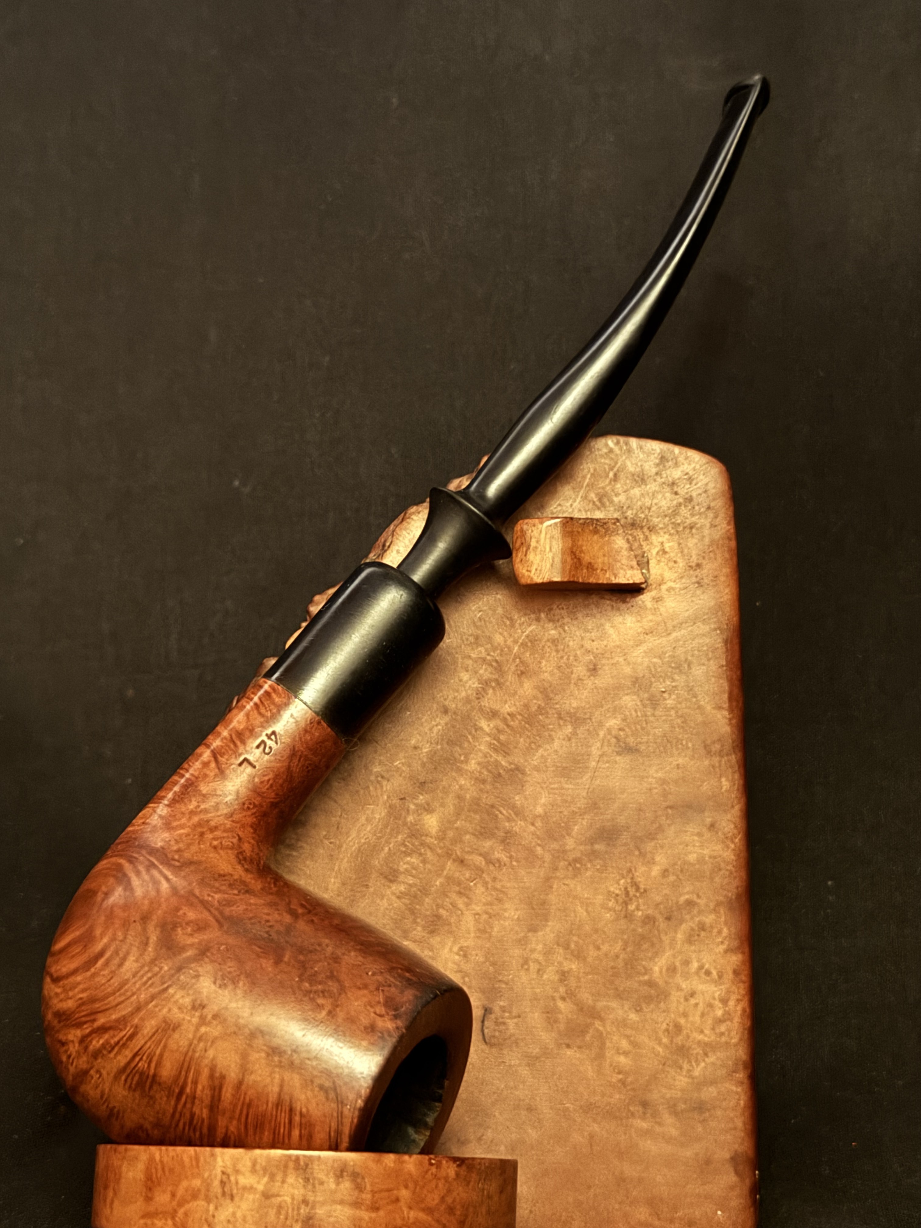 Stanwell Hand Made Reg 969-48 Smooth Billiard Army Mount Estate Pipe, 1950-1985 2
