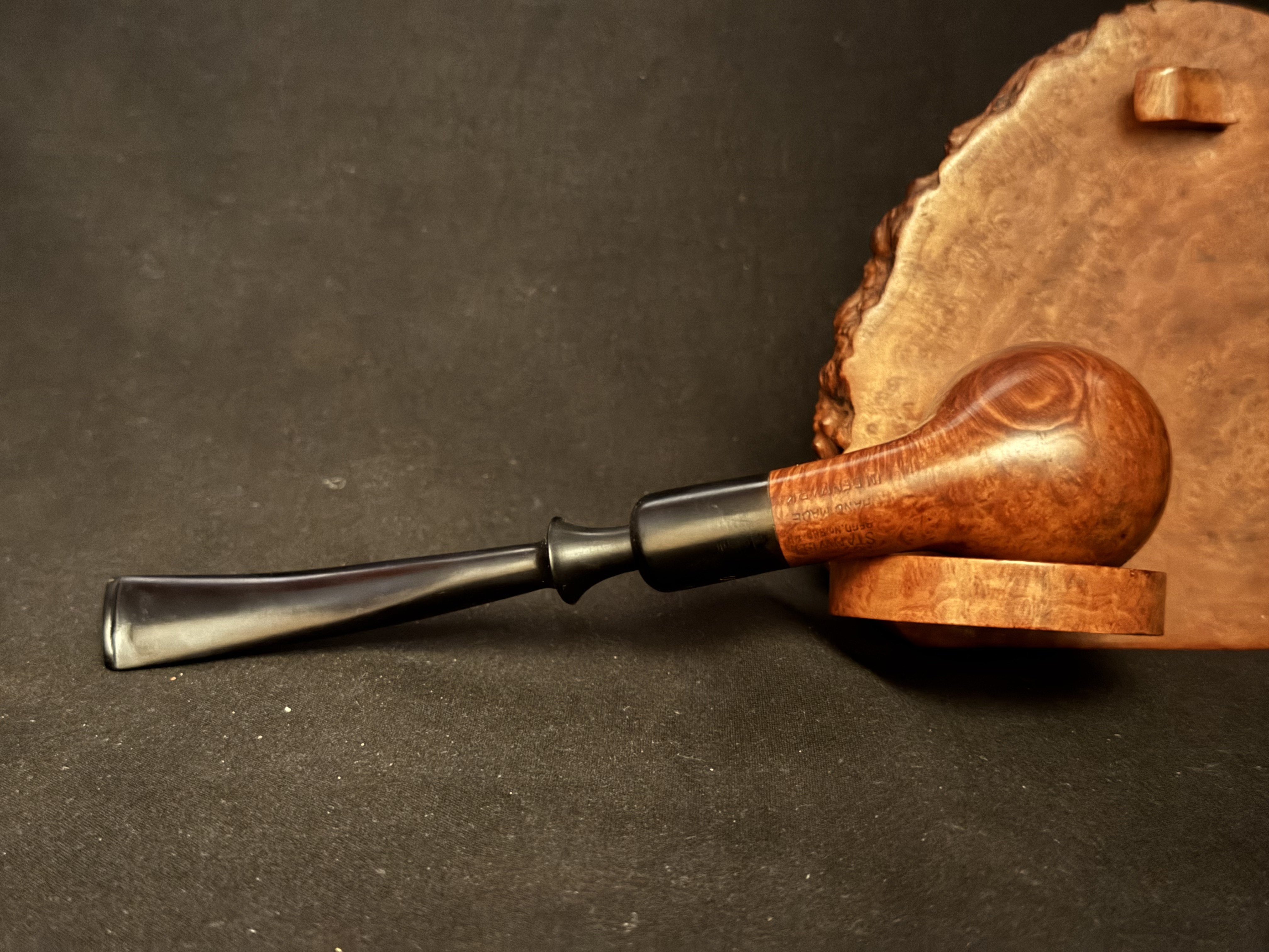 Stanwell Hand Made Reg 969-48 Smooth Billiard Army Mount Estate Pipe, 1950-1985 6