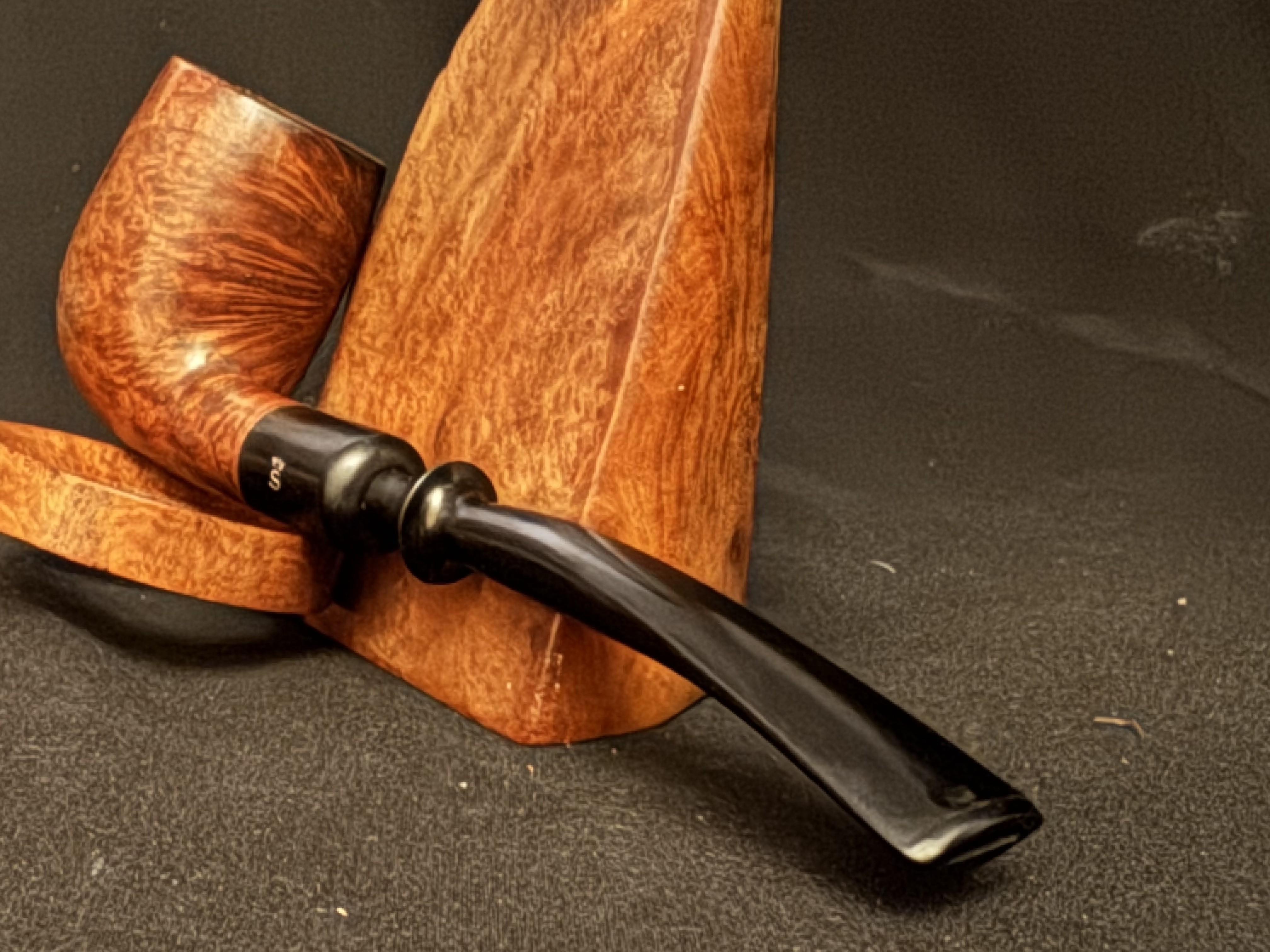 Stanwell Hand Made Reg 969-48 Smooth Billiard Army Mount Estate Pipe, 1950-1985 8