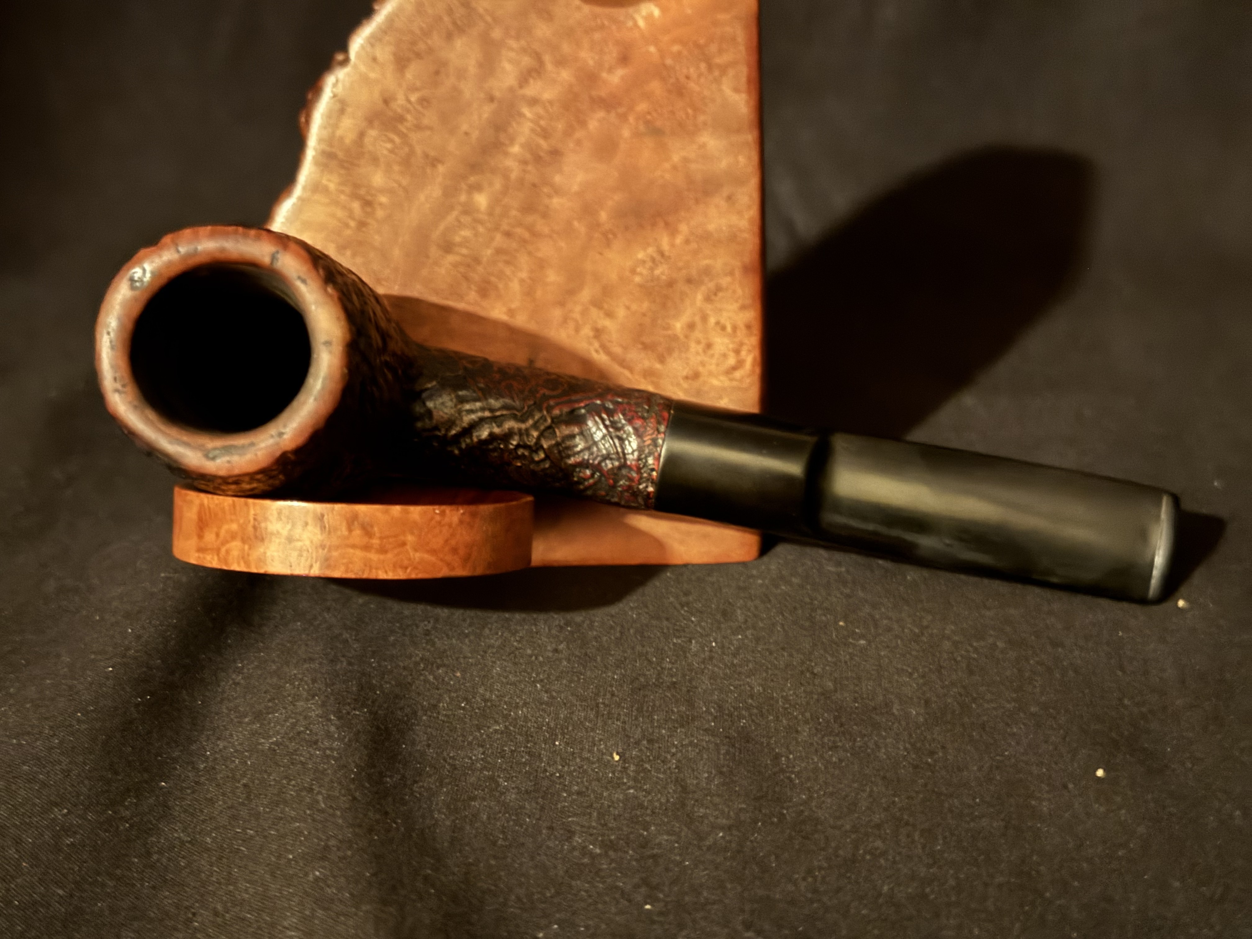 Stanwell Handmade (81) Billiard Sandblast Straight Stem Estate Pipe 5