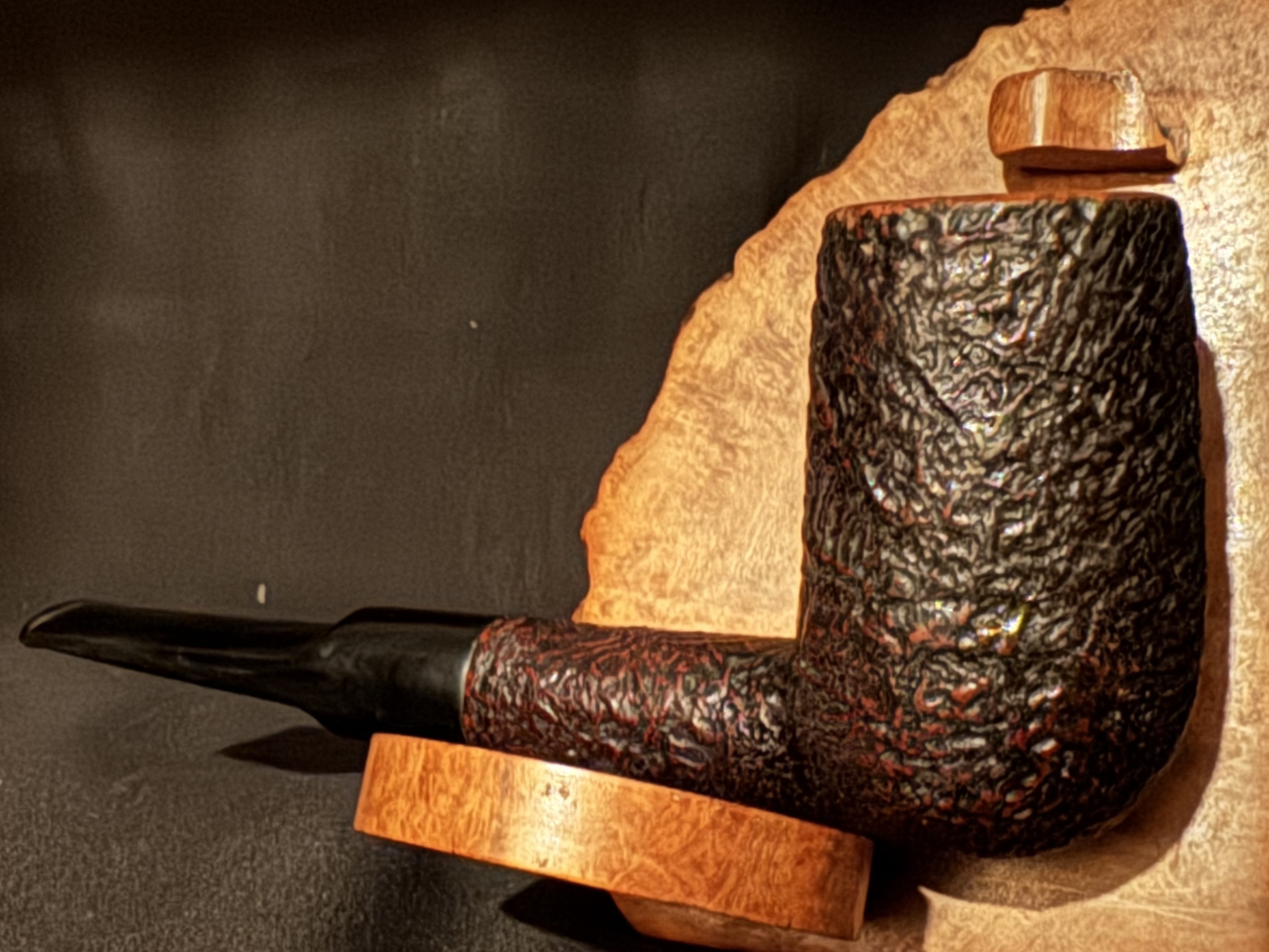 Stanwell Handmade (81) Billiard Sandblast Straight Stem Estate Pipe 7