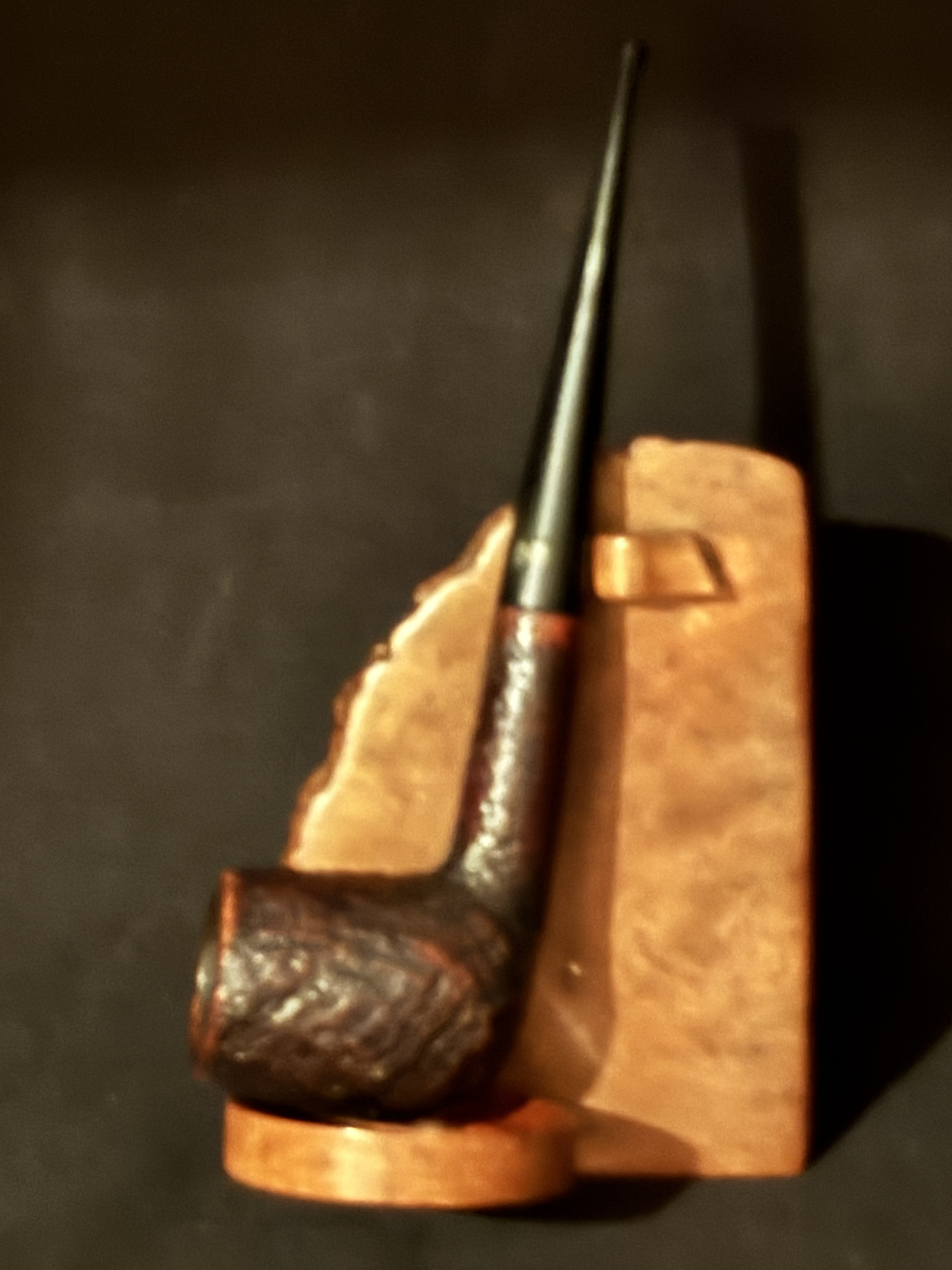 Stanwell Royal 51 Classic Sandblast Billiard - Danish Estate Pipe, Vulcanite Stem