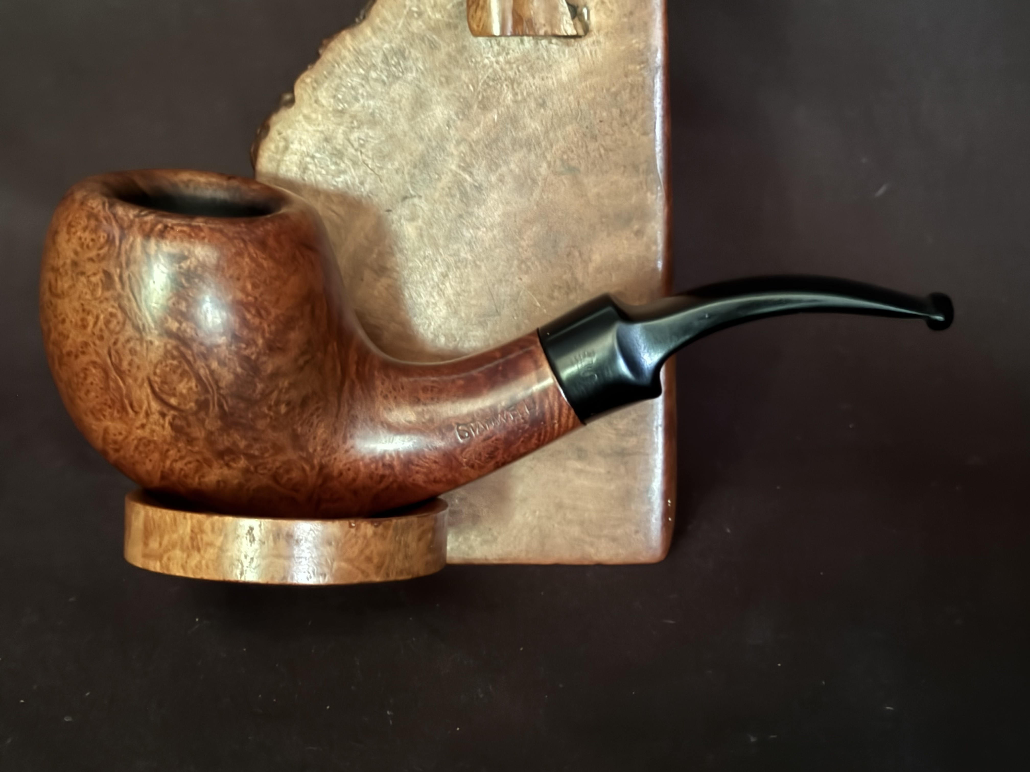 Stanwell Royal Briar Bent Acorn Shape 22 Smooth Finish Danish Estate Pipe, 1980-2015 3