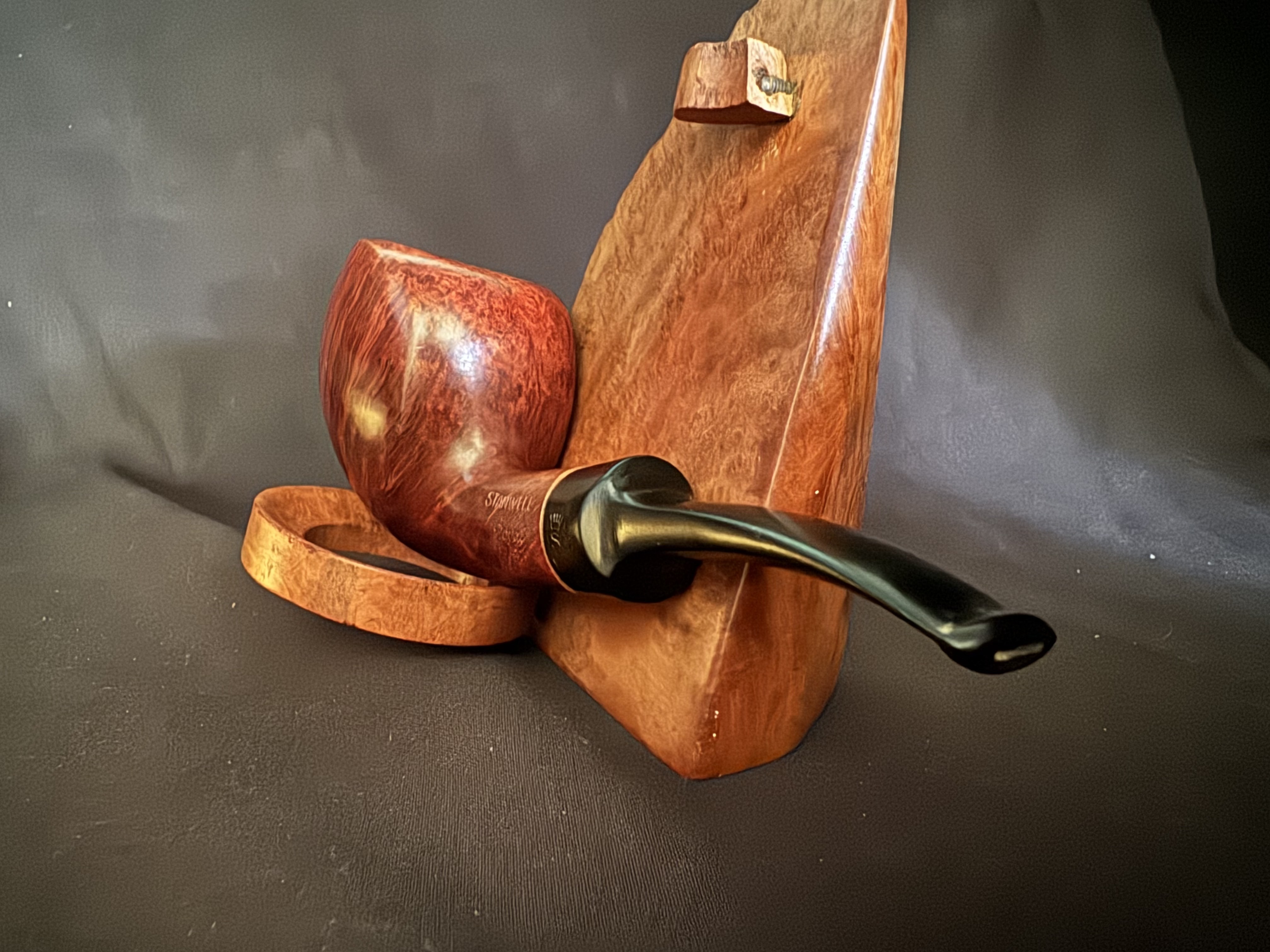 Stanwell Royal Briar Shape 77 Freehand Estate Pipe - Sixten Ivarsson Design, Danish Briar, Vulcanite 11