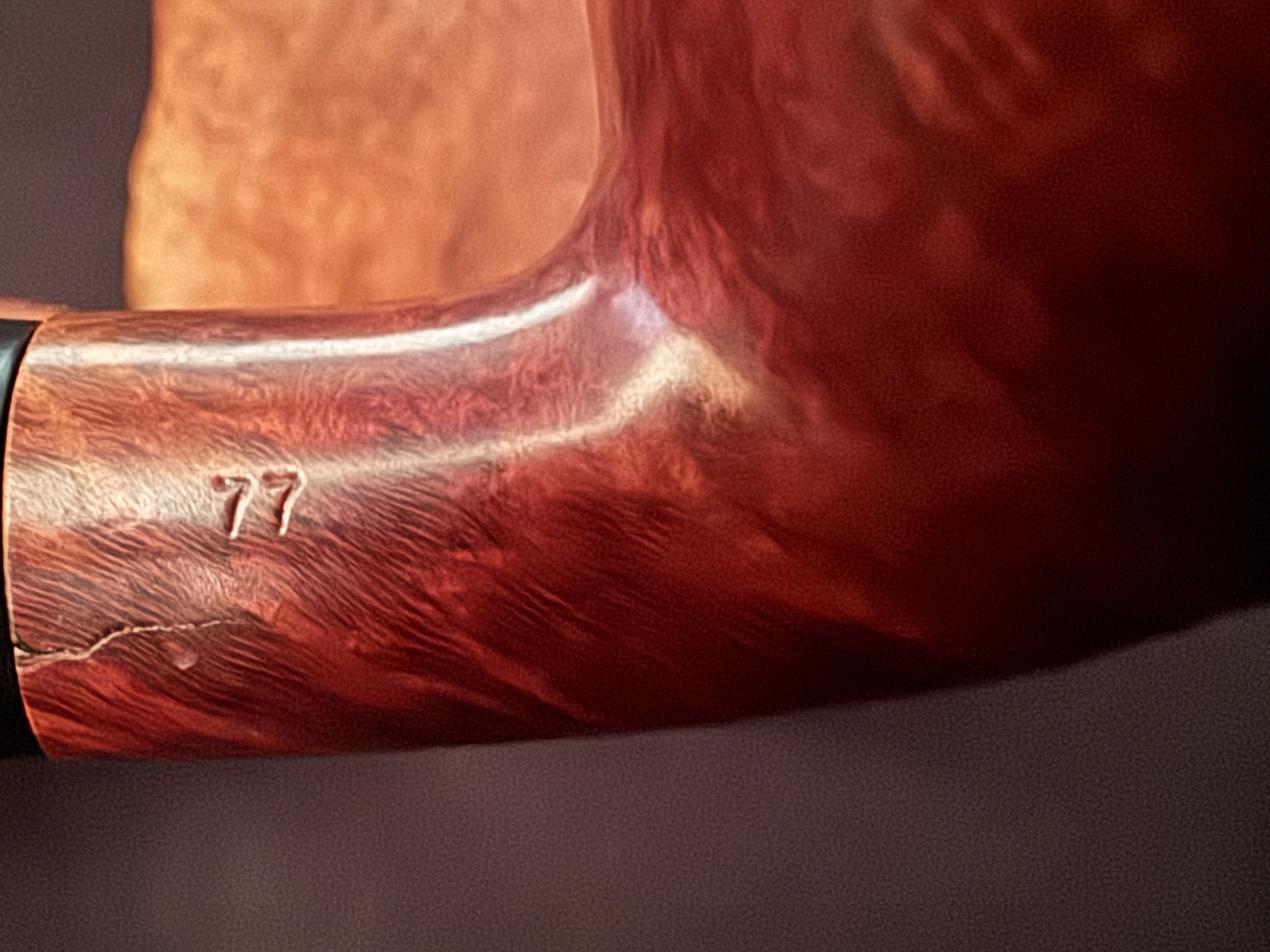 Stanwell Royal Briar Shape 77 Freehand Estate Pipe - Sixten Ivarsson Design, Danish Briar, Vulcanite 18