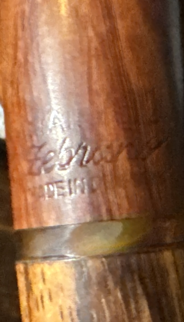 Stanwell Zebrano Smooth Bent Billiard Estate Pipe, Vulcanite Tapered Saddle Stem, 9mm Filter, Made in Denmark 13